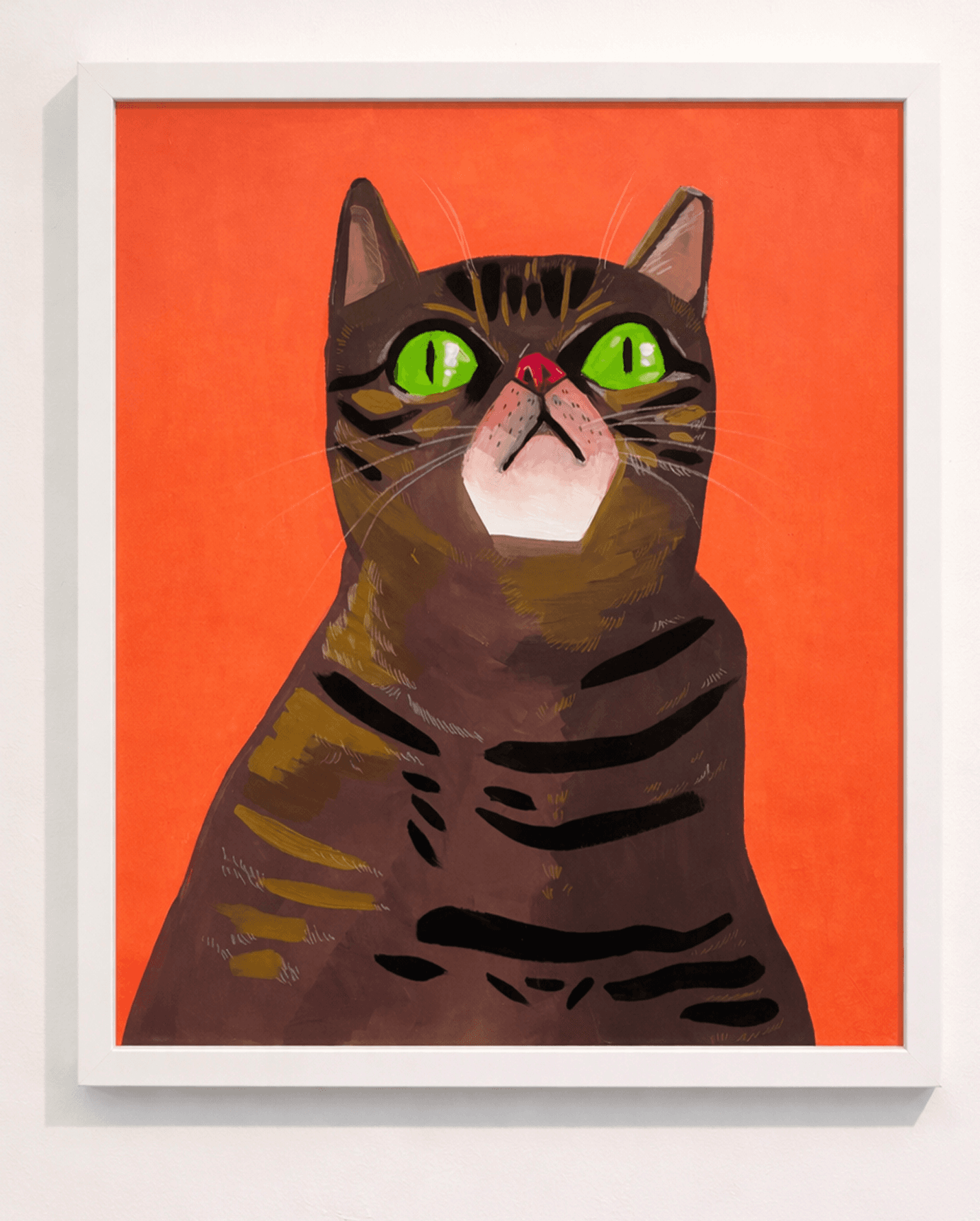 שוואקי עם רקע כתום