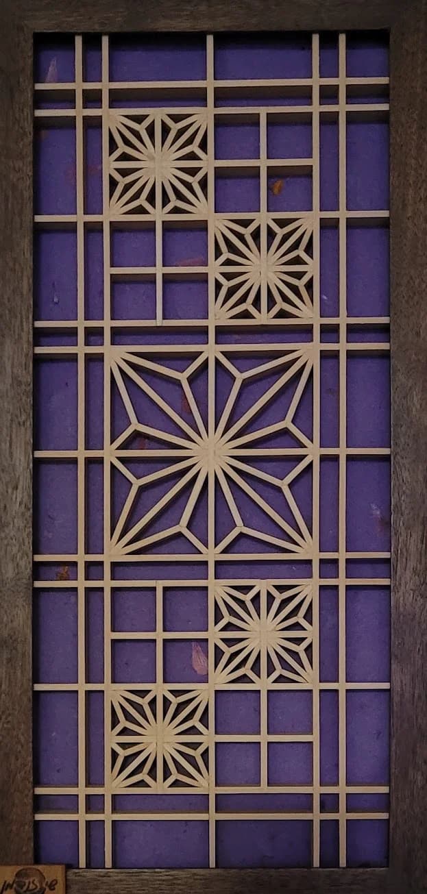 Violet Lattice Bloom