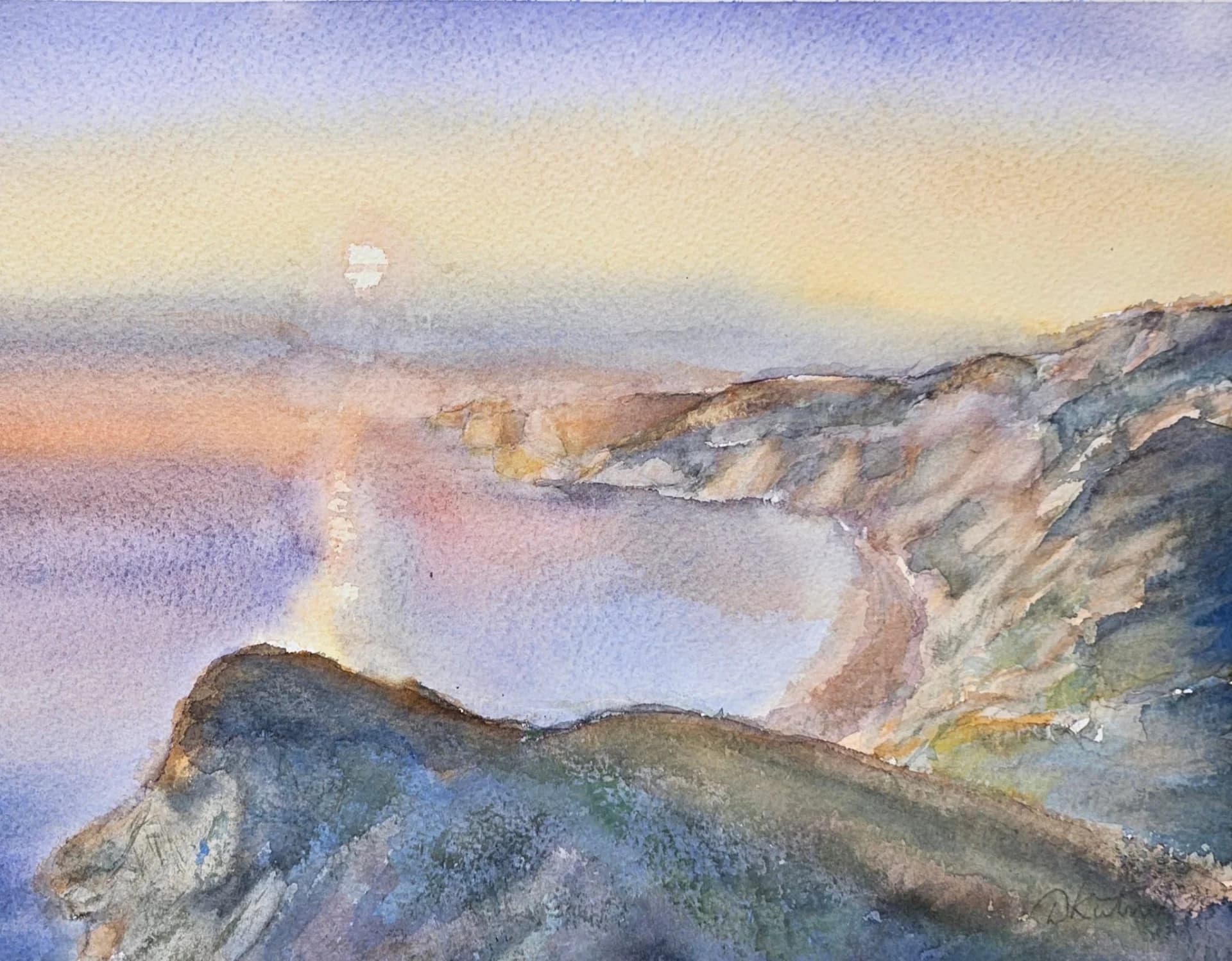 שקיעה ב Dover