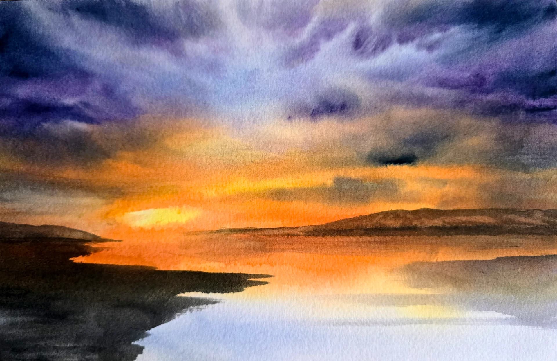 Last Light on Water