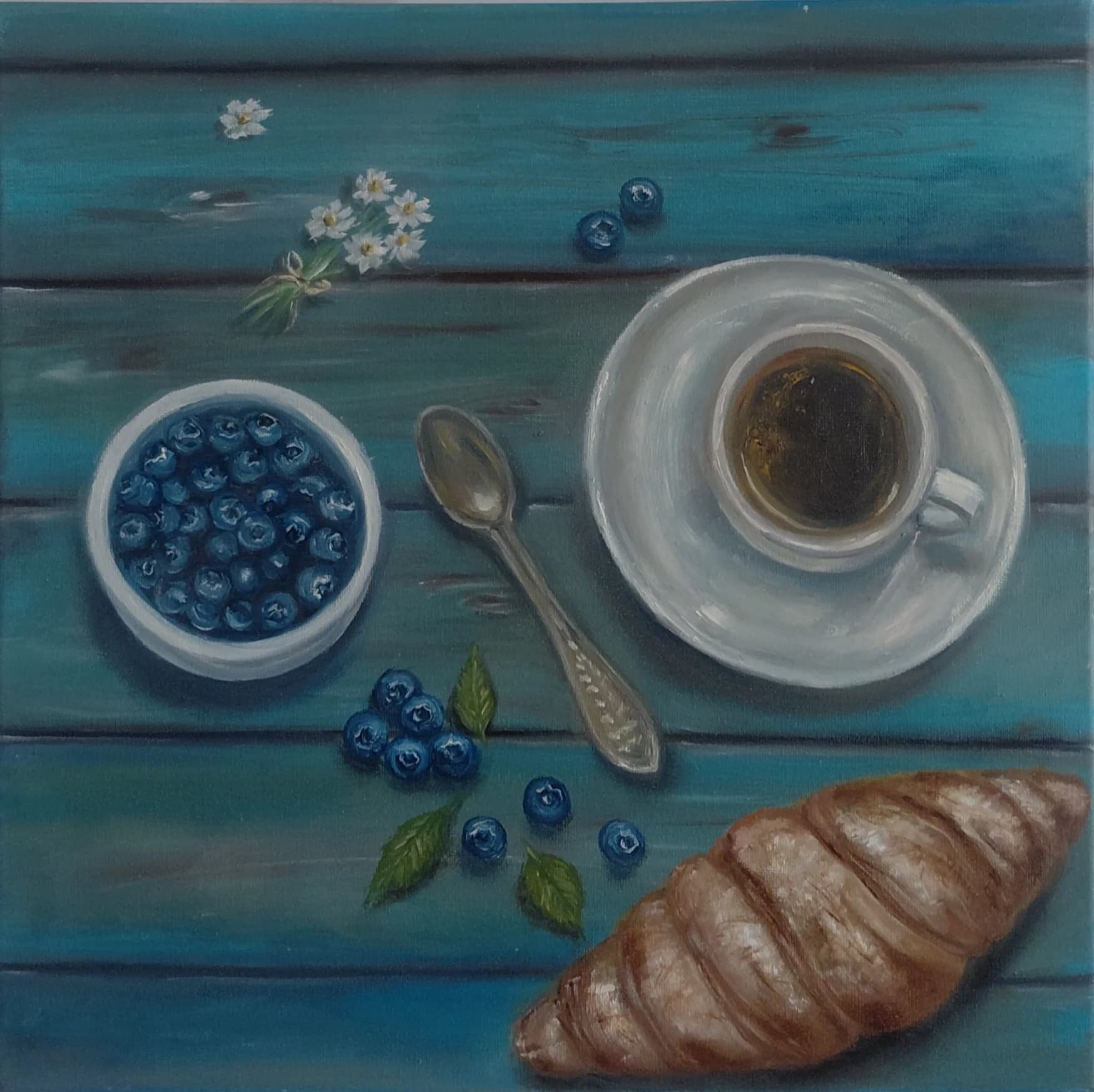Morning Table in Blue