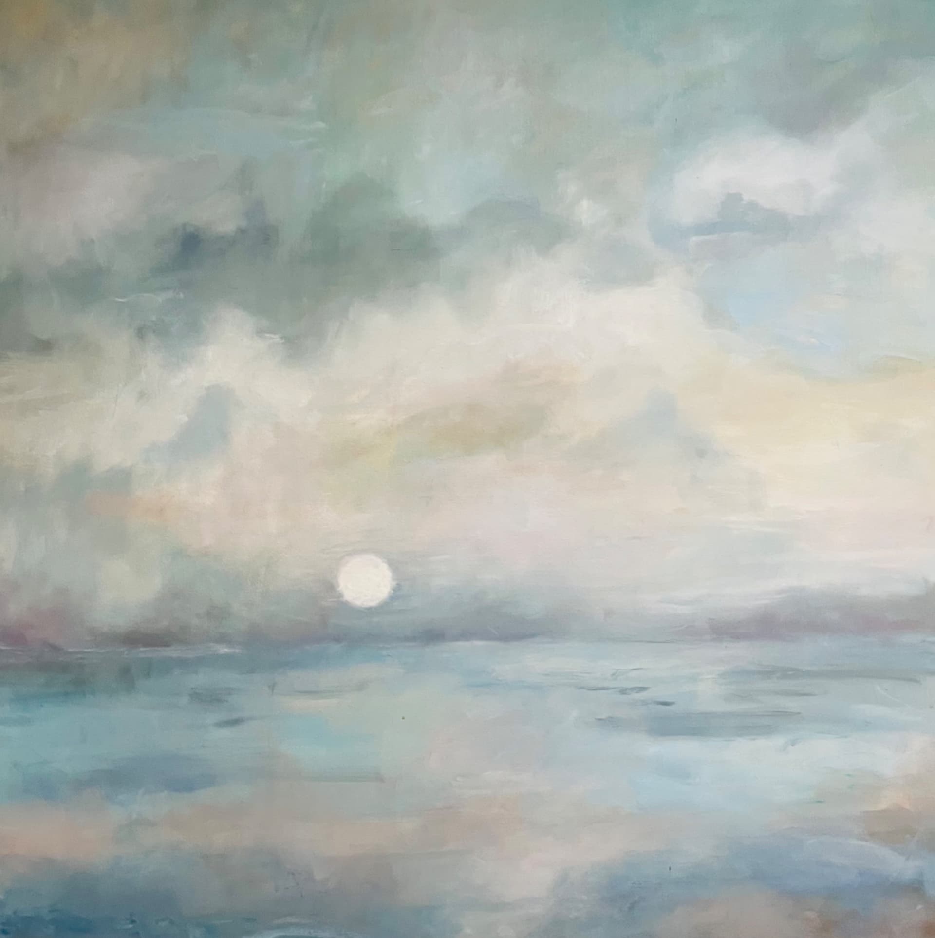 Misty Sea Horizon