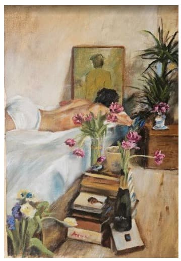 בין ספרים לפרחים