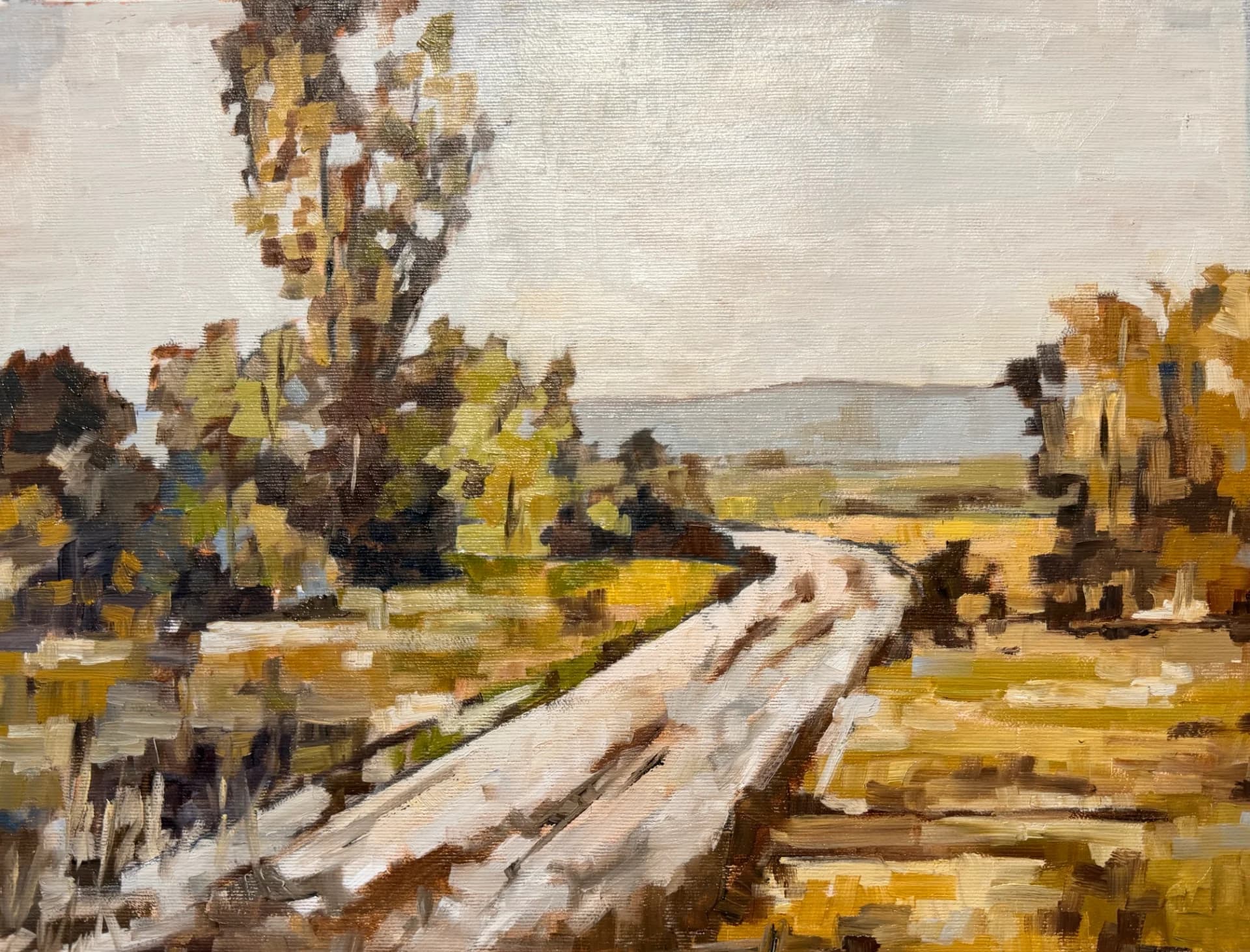 Autumn Road Bend