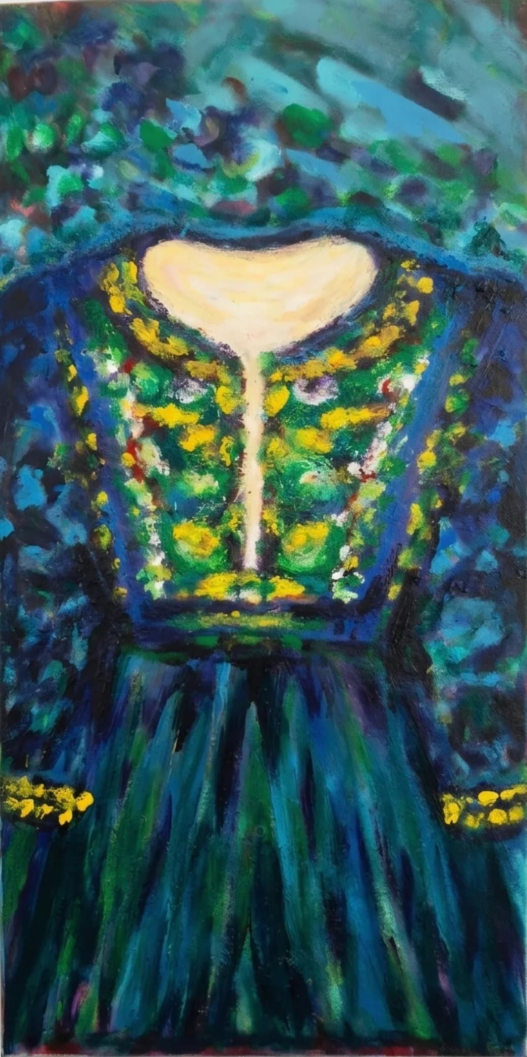 "Blue & Yellow Galebiya"