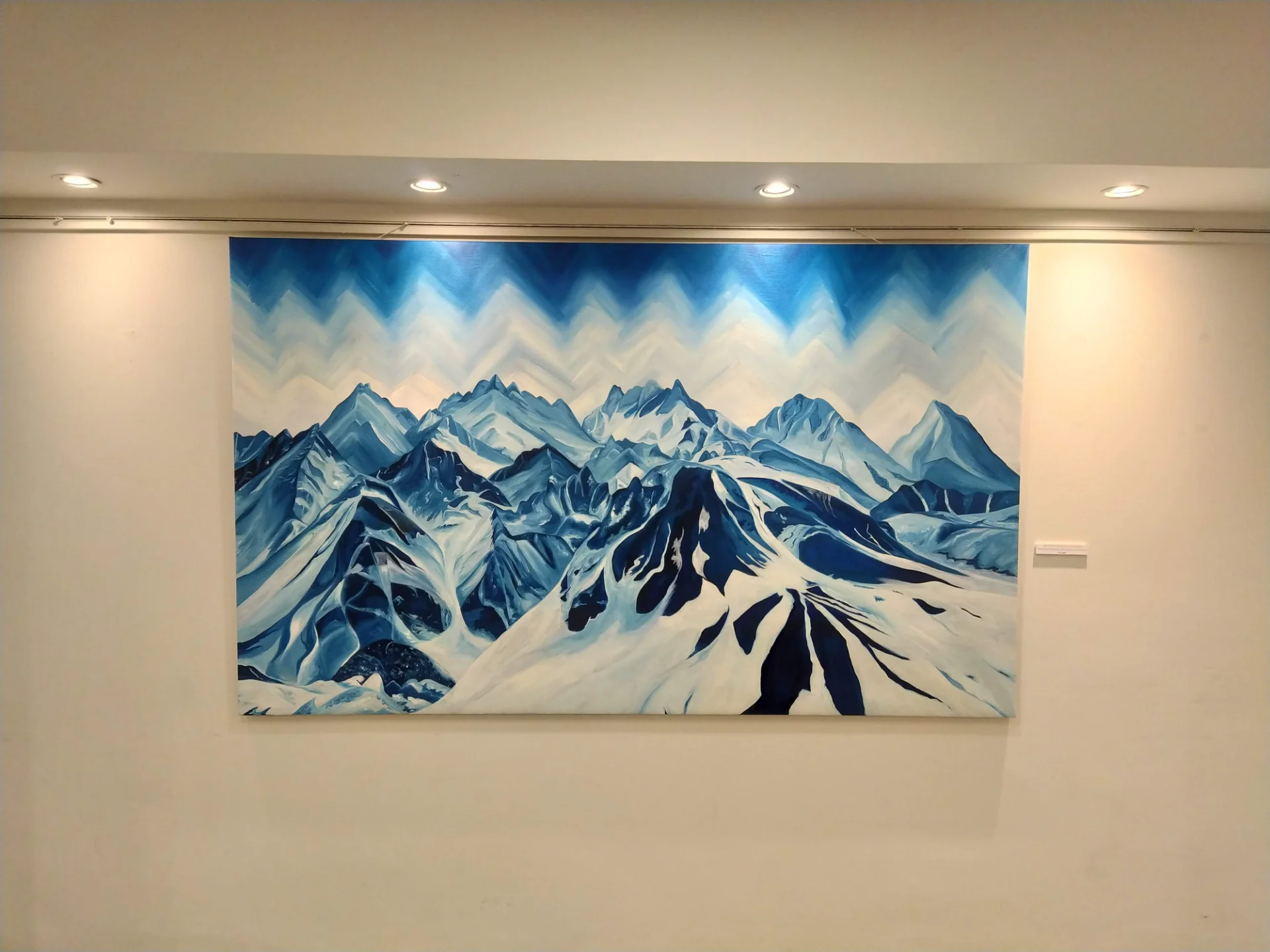 Mountains in Prussian Blue 3