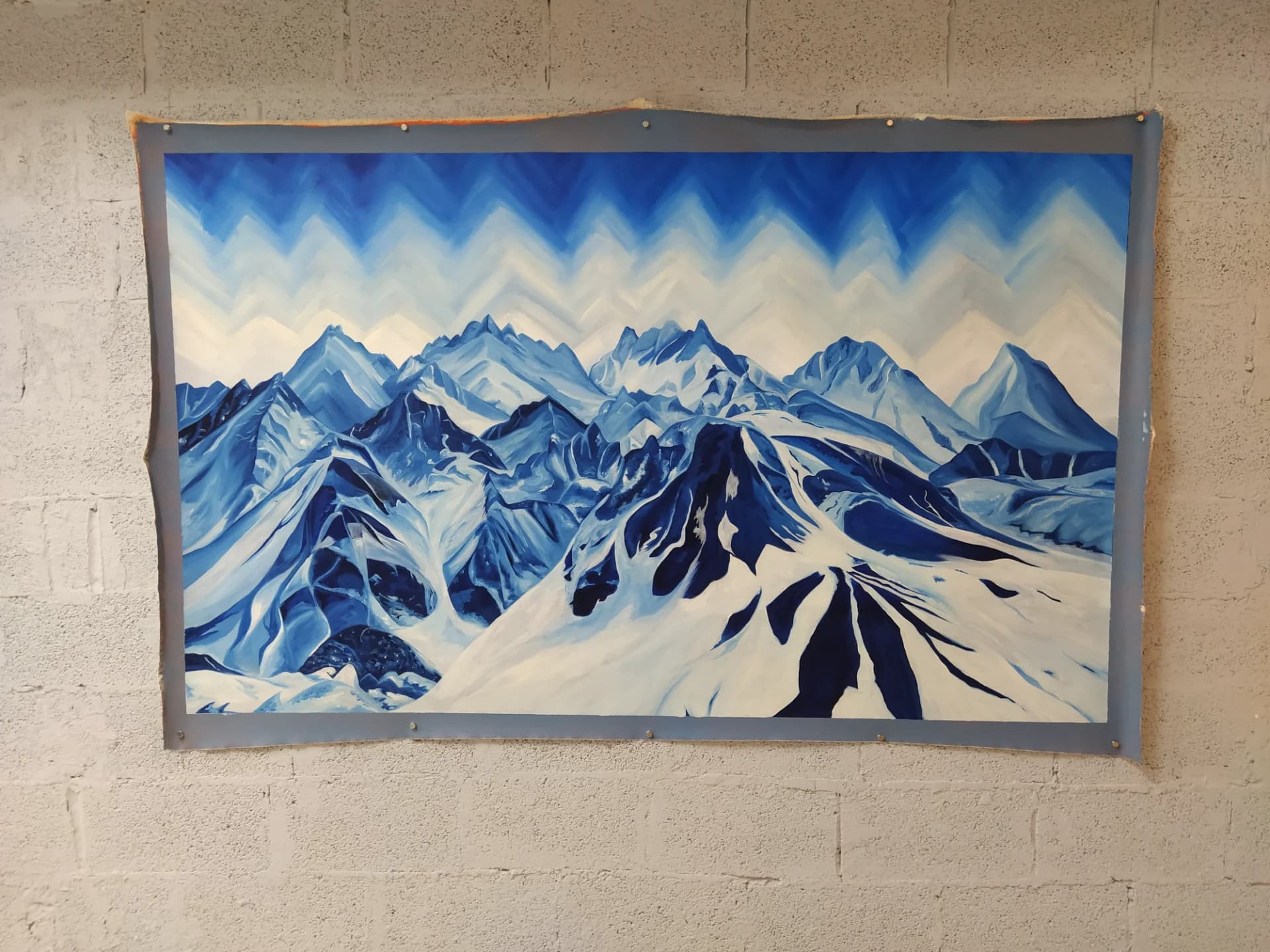 Mountains in Prussian Blue 4