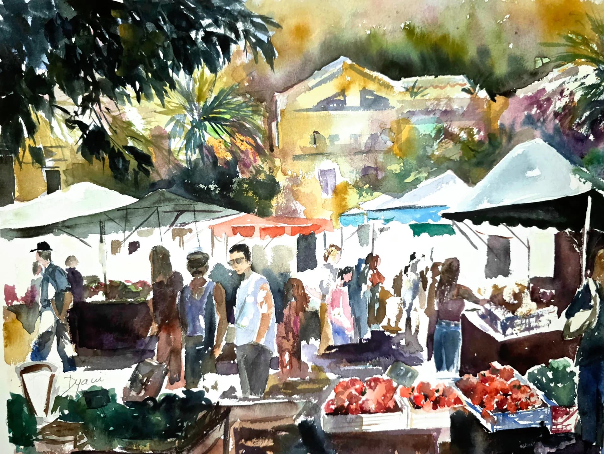 Market Light in Bloom