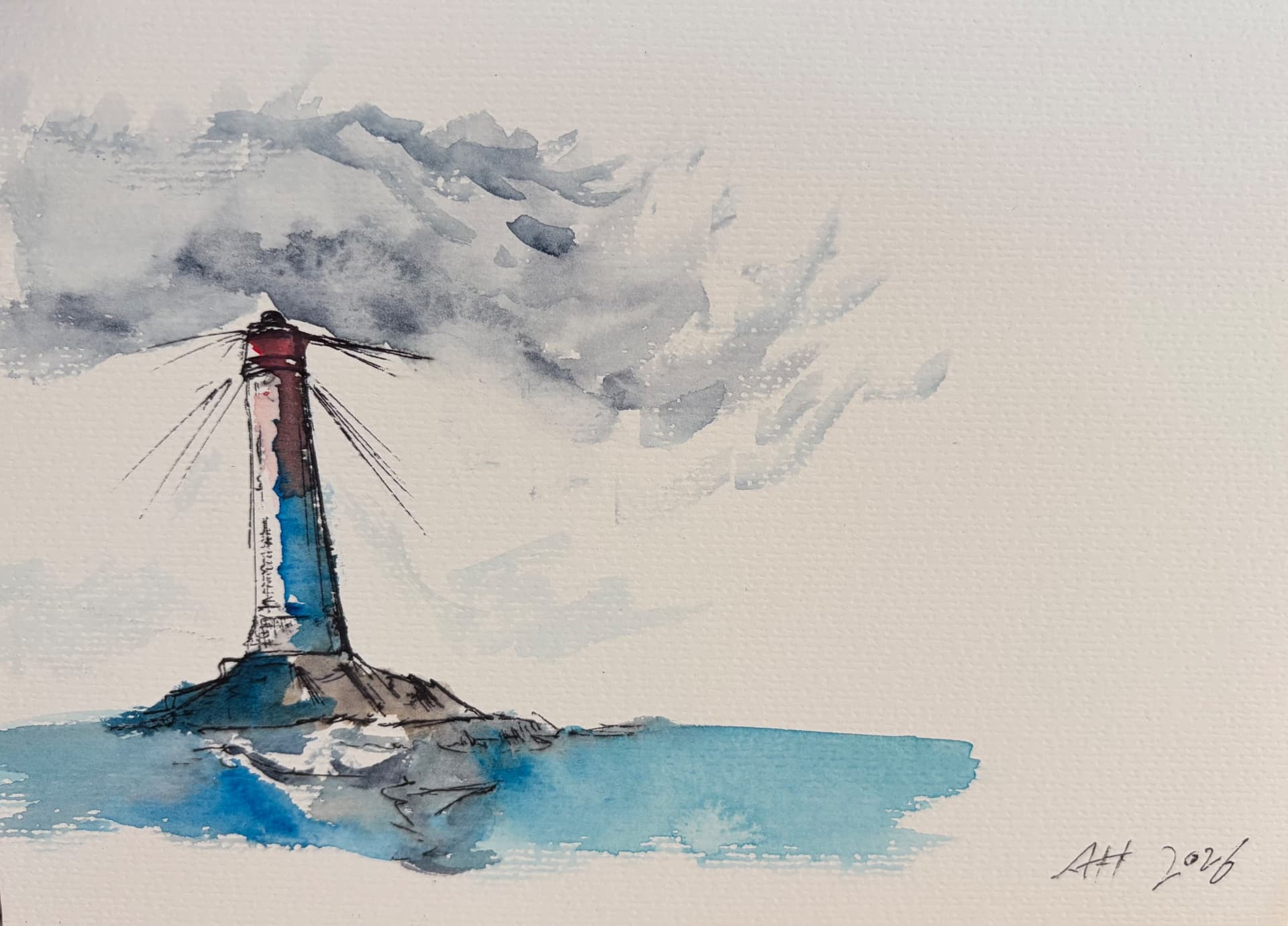 Beacon Beneath the Clouds