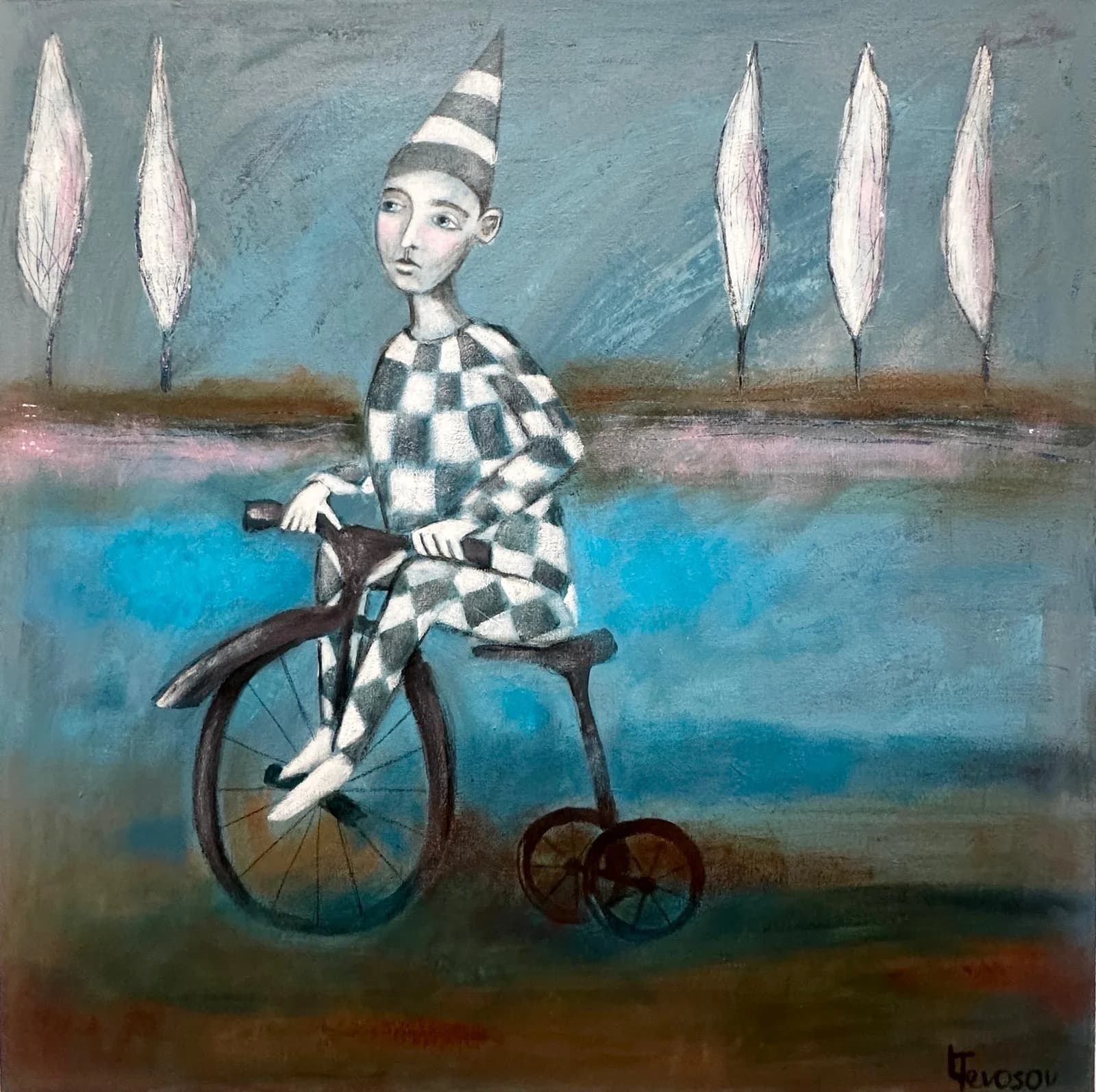 Sad clown