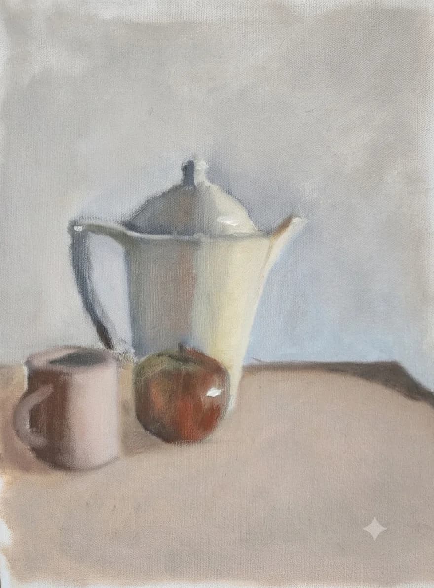 Still life at twilight