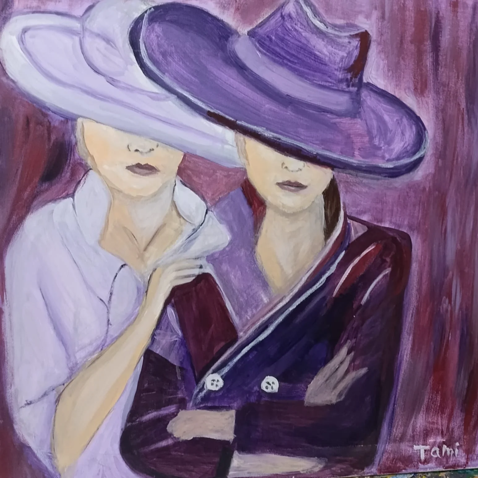Friends in Purple