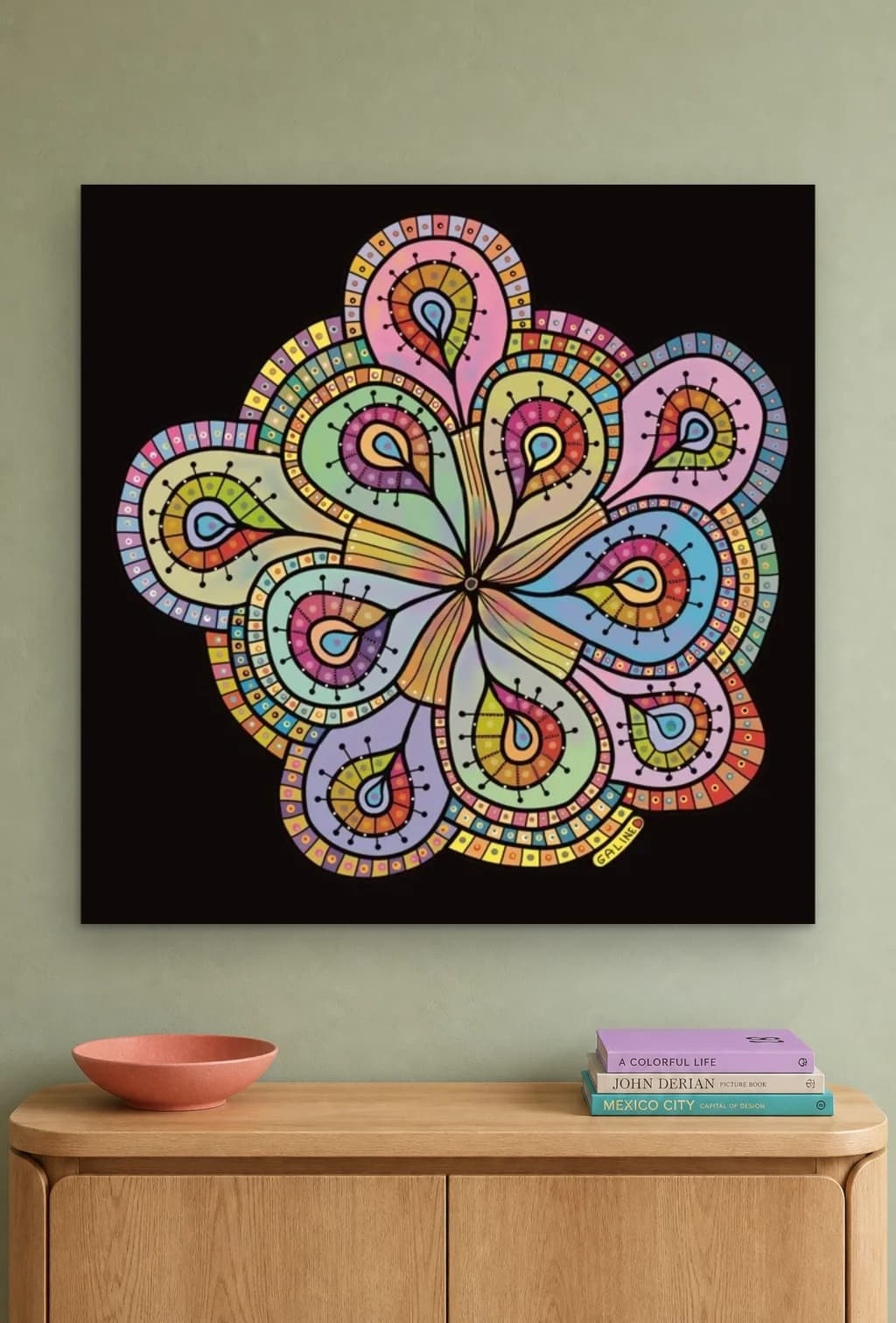 Radiant Paisley Bloom