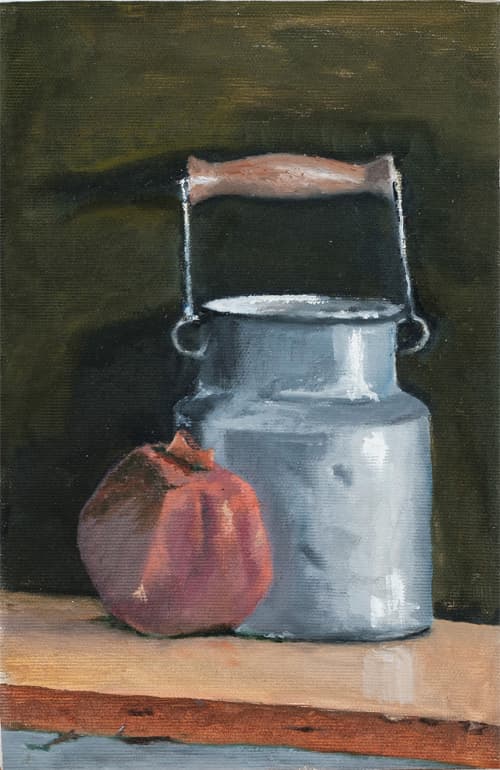 A Milk Jug and a Pomegranate