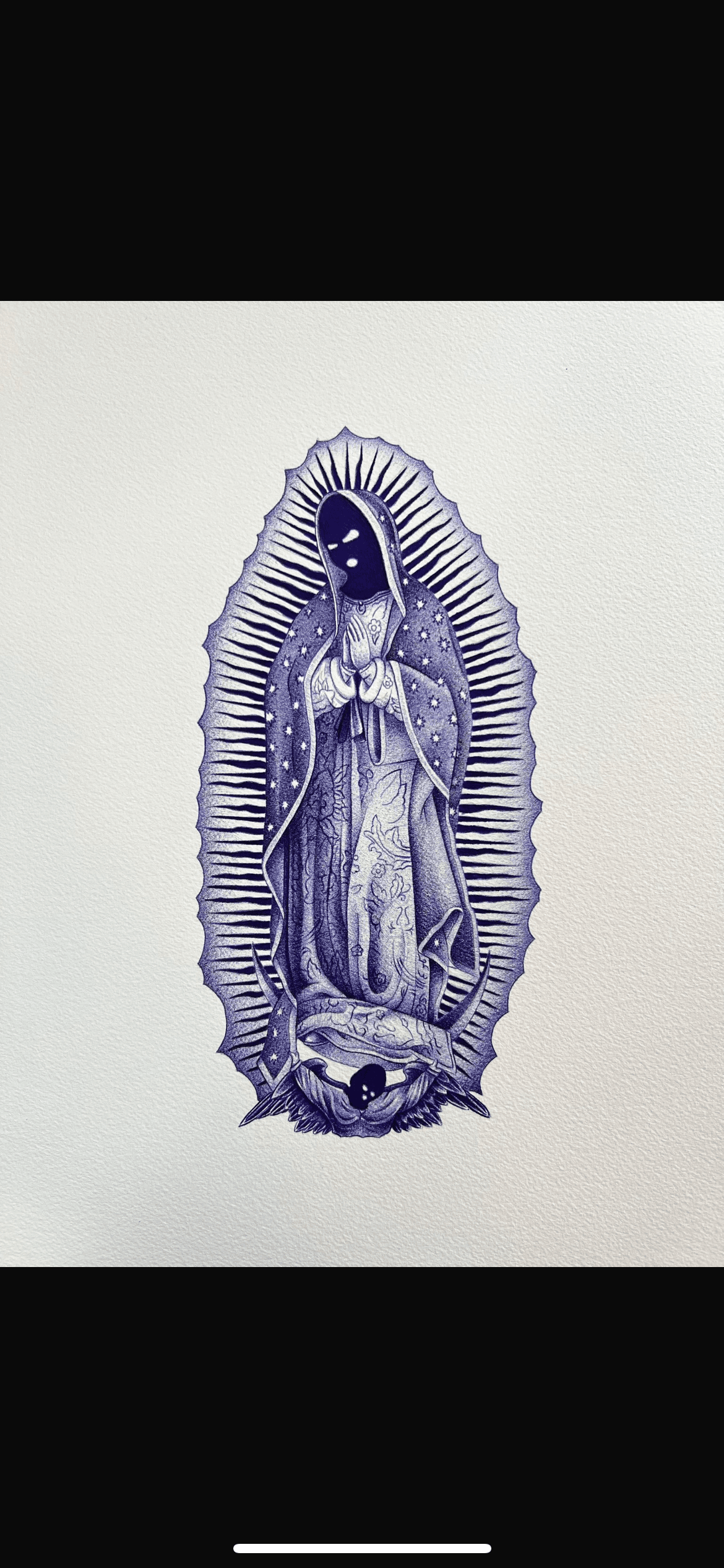 The masked saint