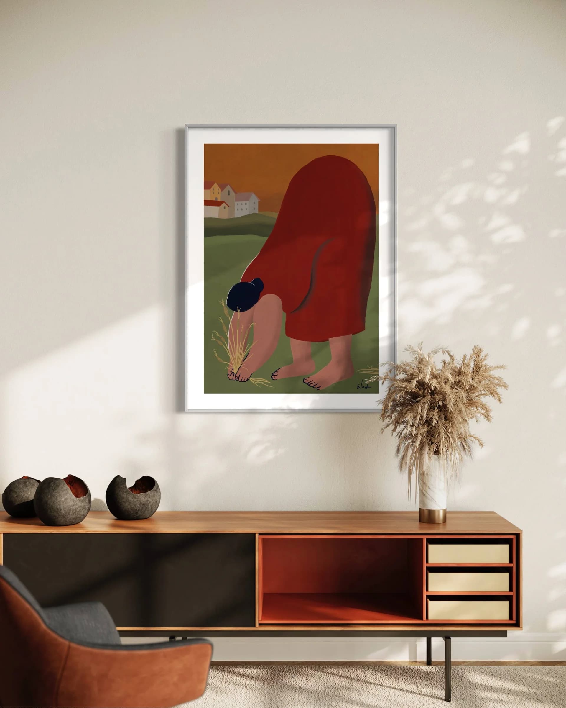 Woman in the field 2