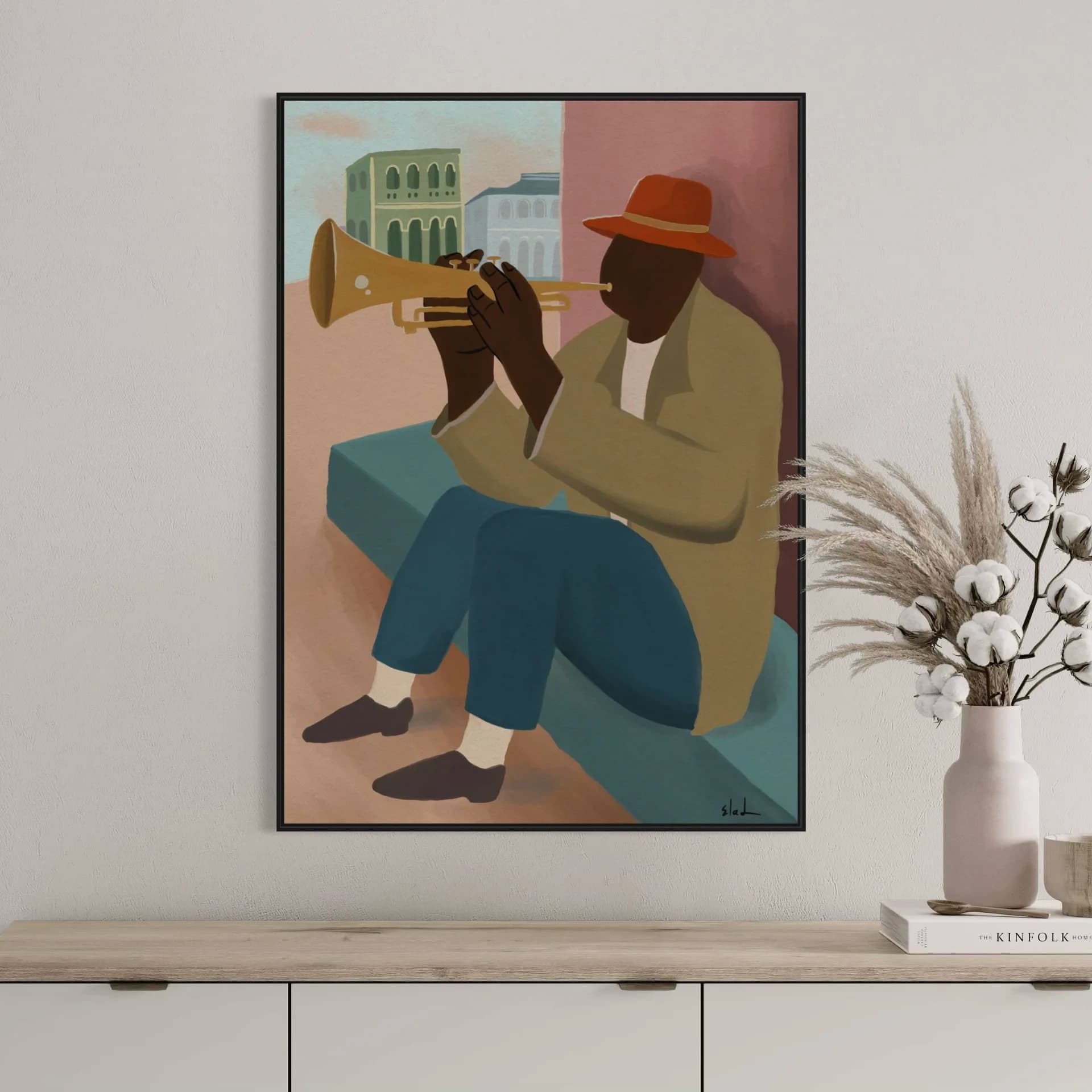 The trumpet player 3