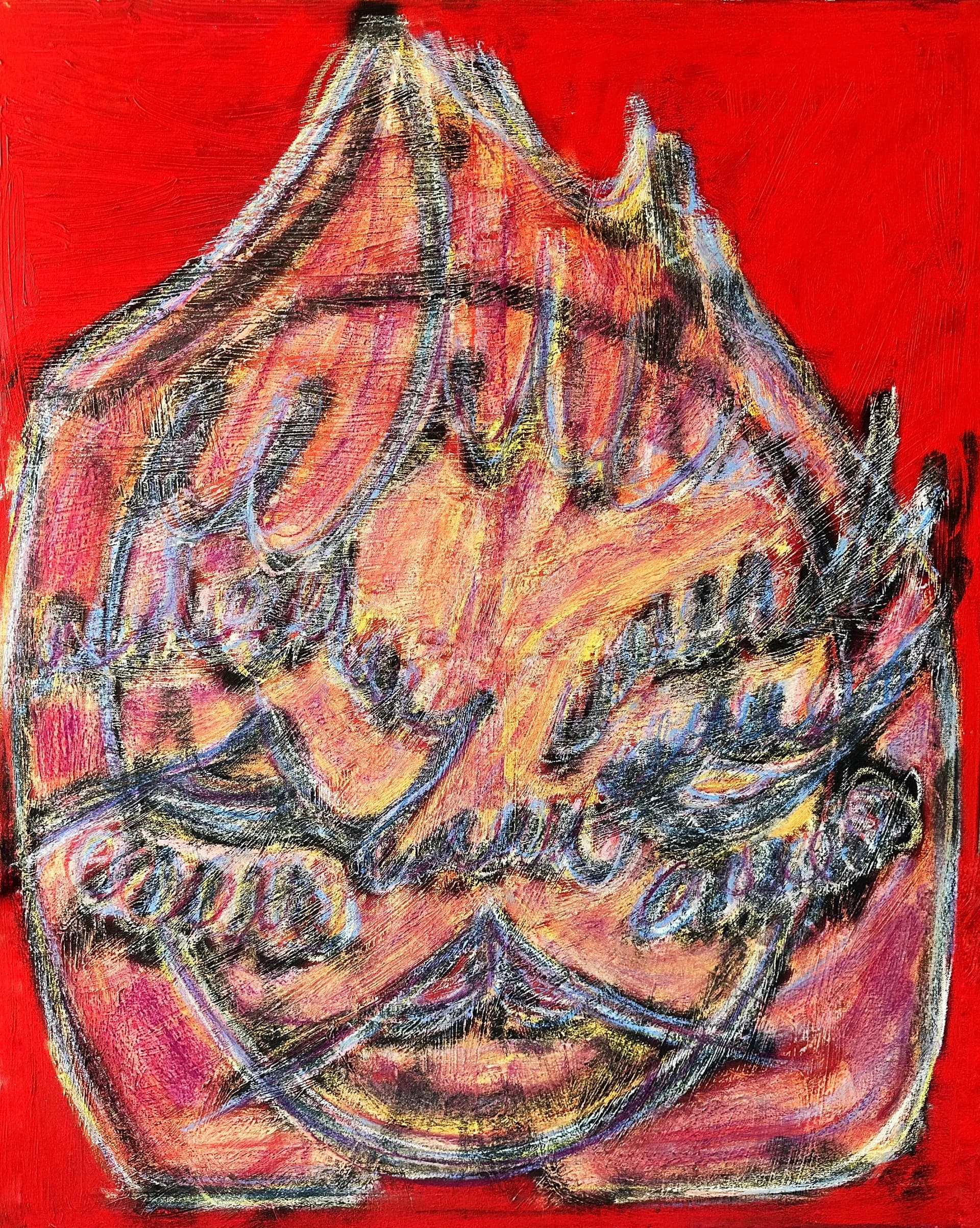 Wine drunk /Magazine tears