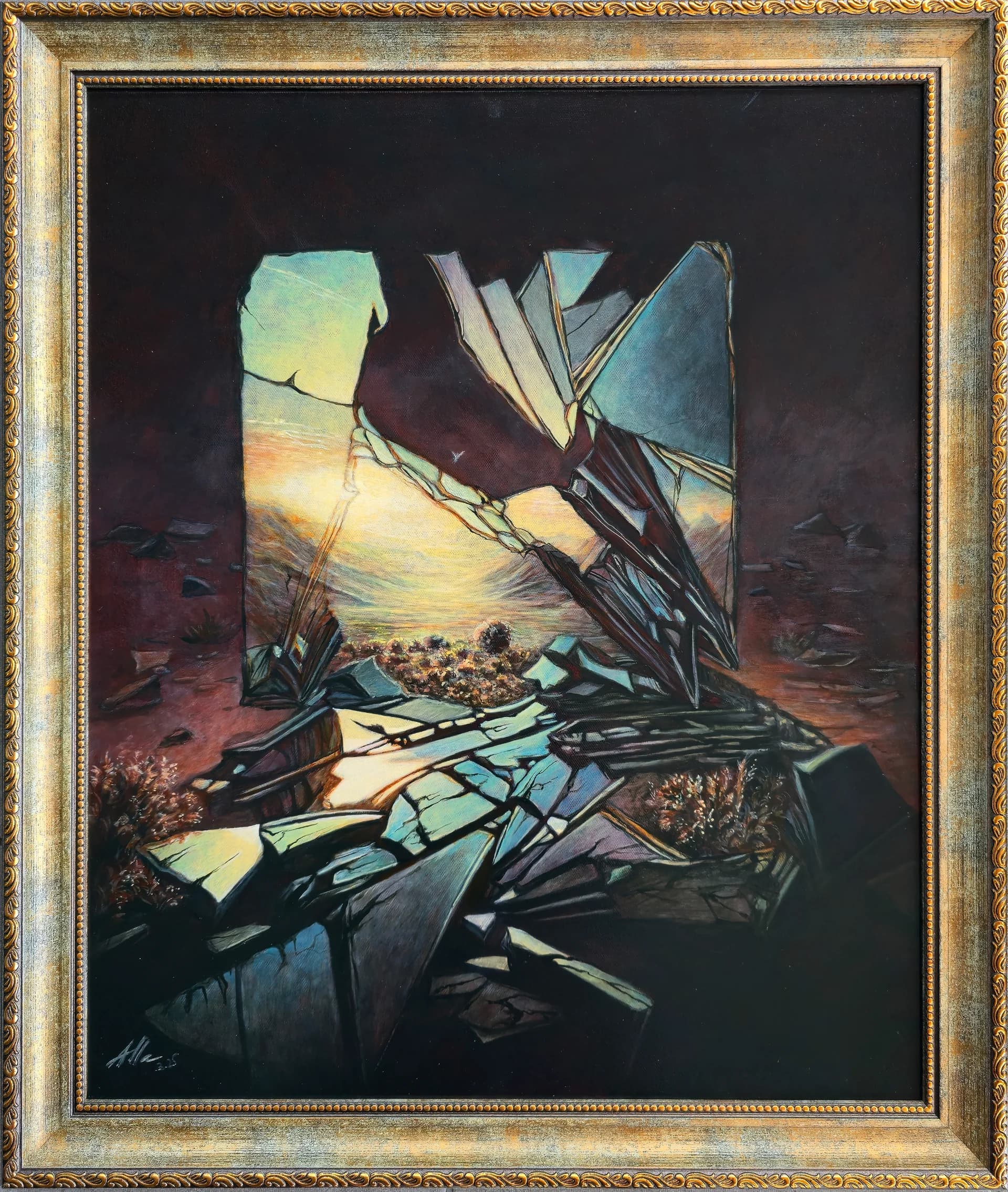 Shattered Reflection โ Light Through the Ruins