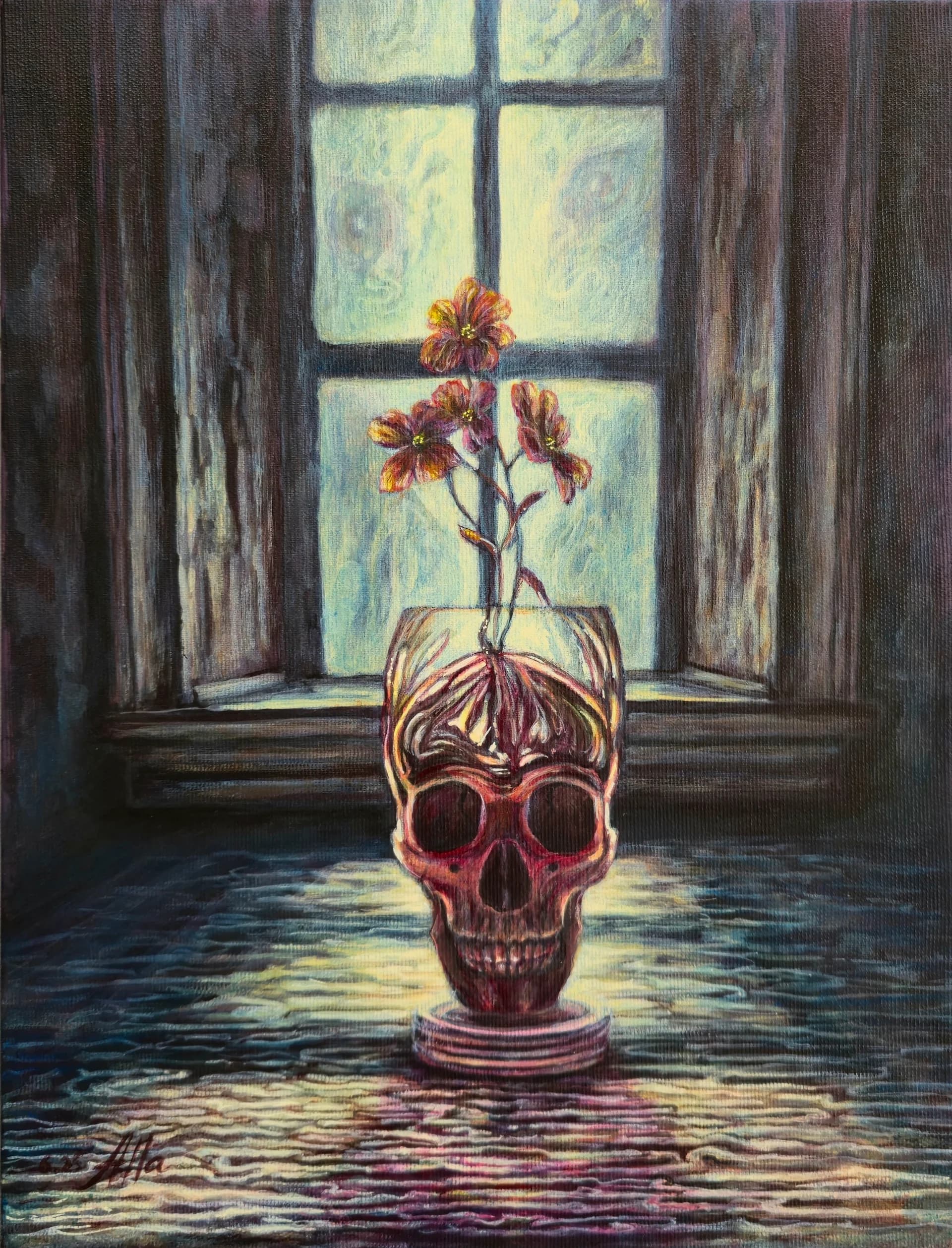 Flower from the Skull and the Invisible Watcher