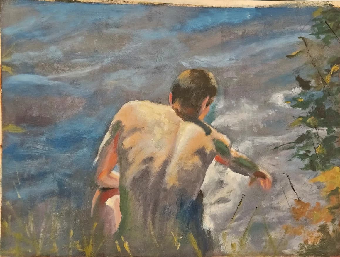 הקו הדק בין גוף למים