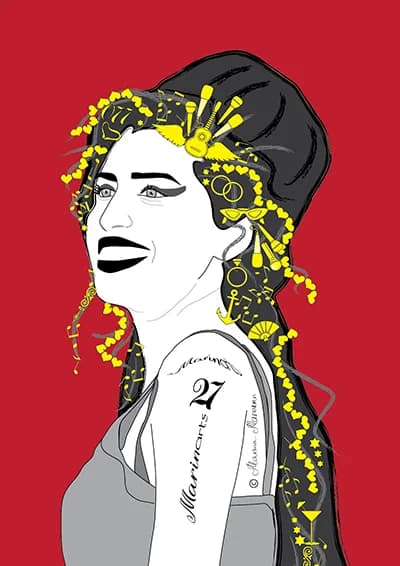 The singer Amy