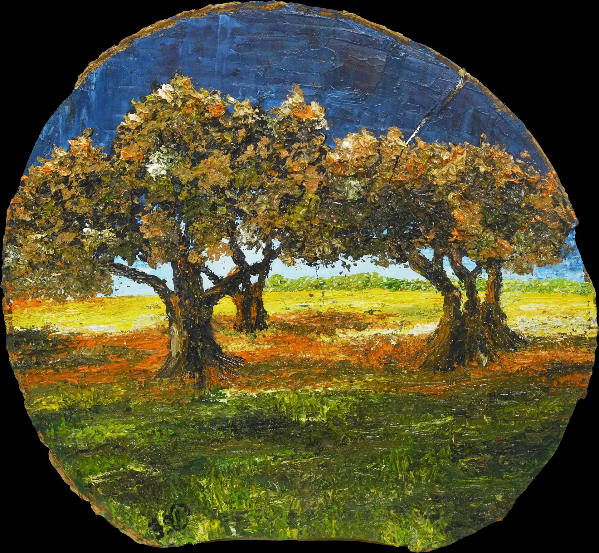 Evening at the kibbutz