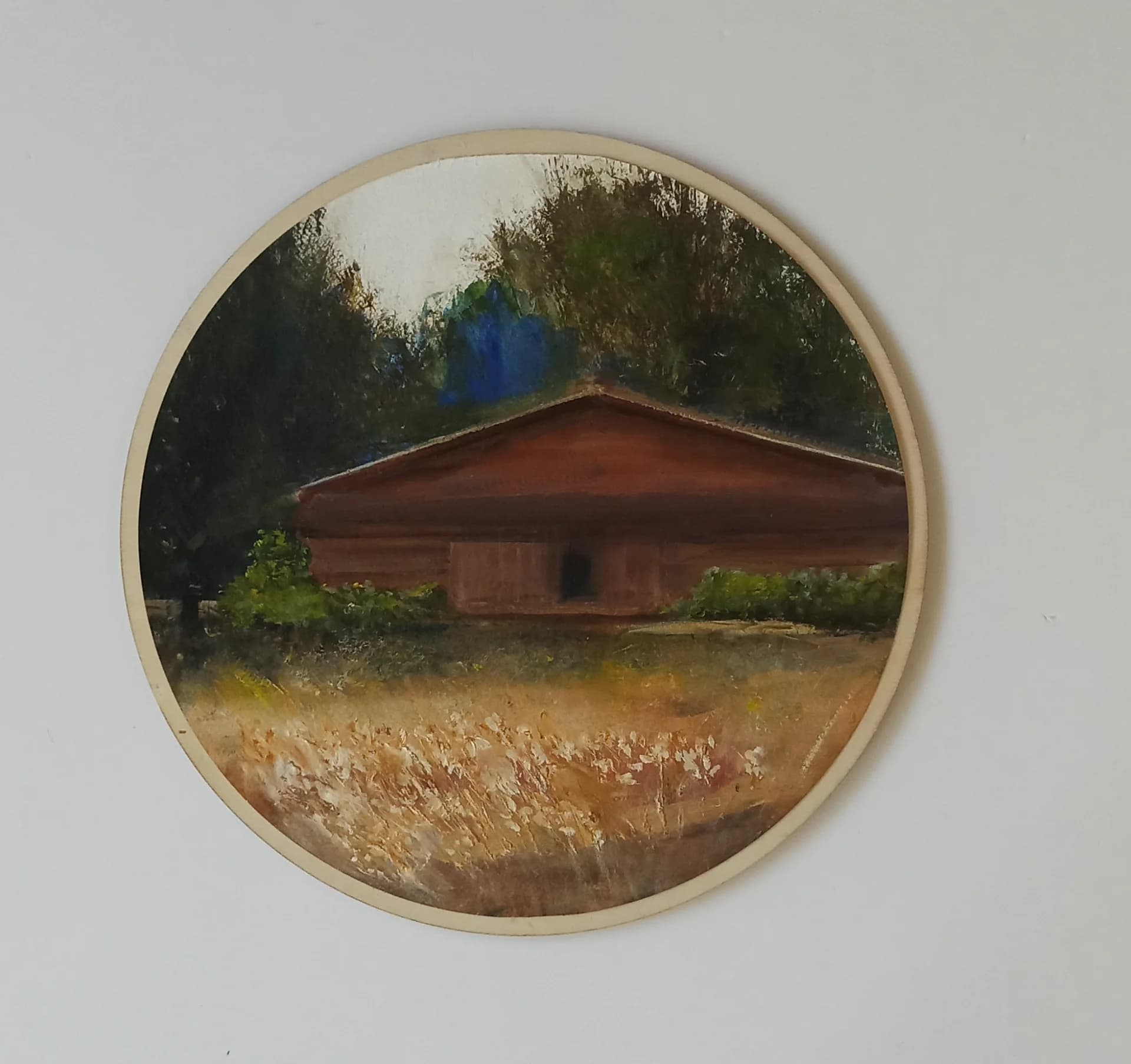 Wooden house in the forest