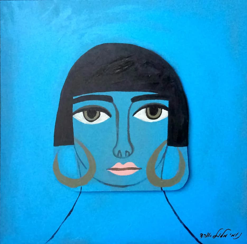 Blue look