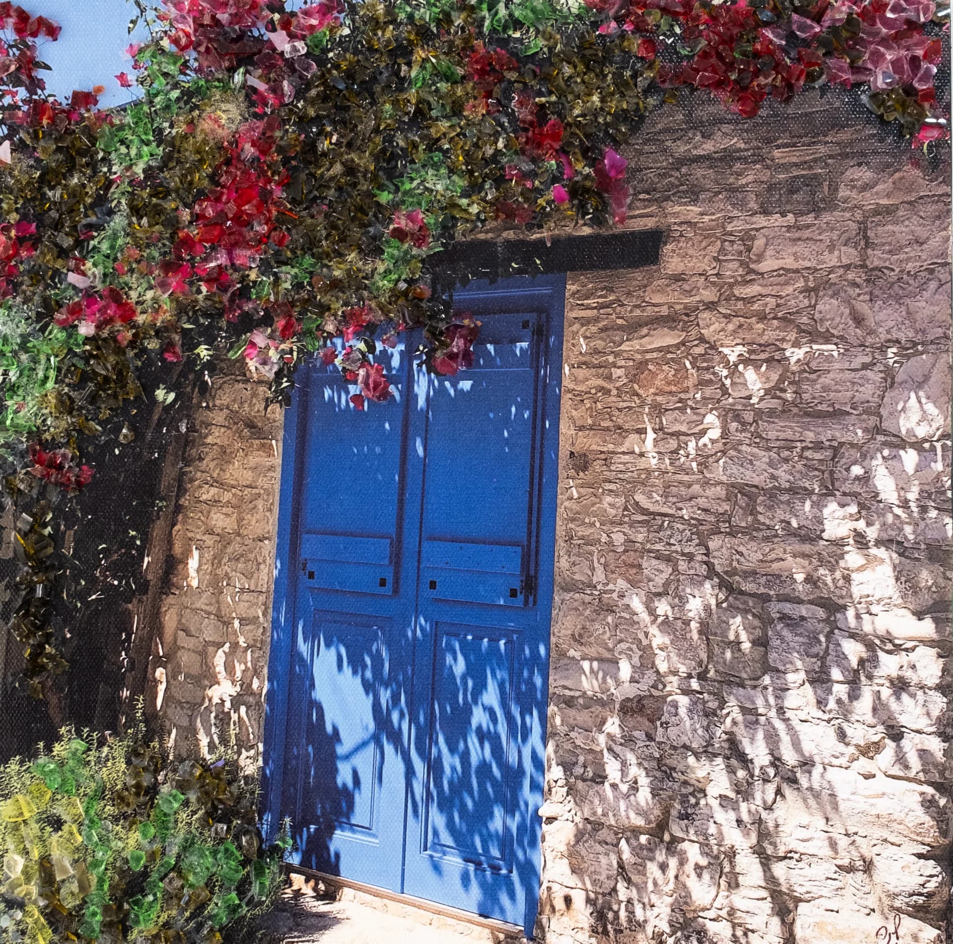 Blue door