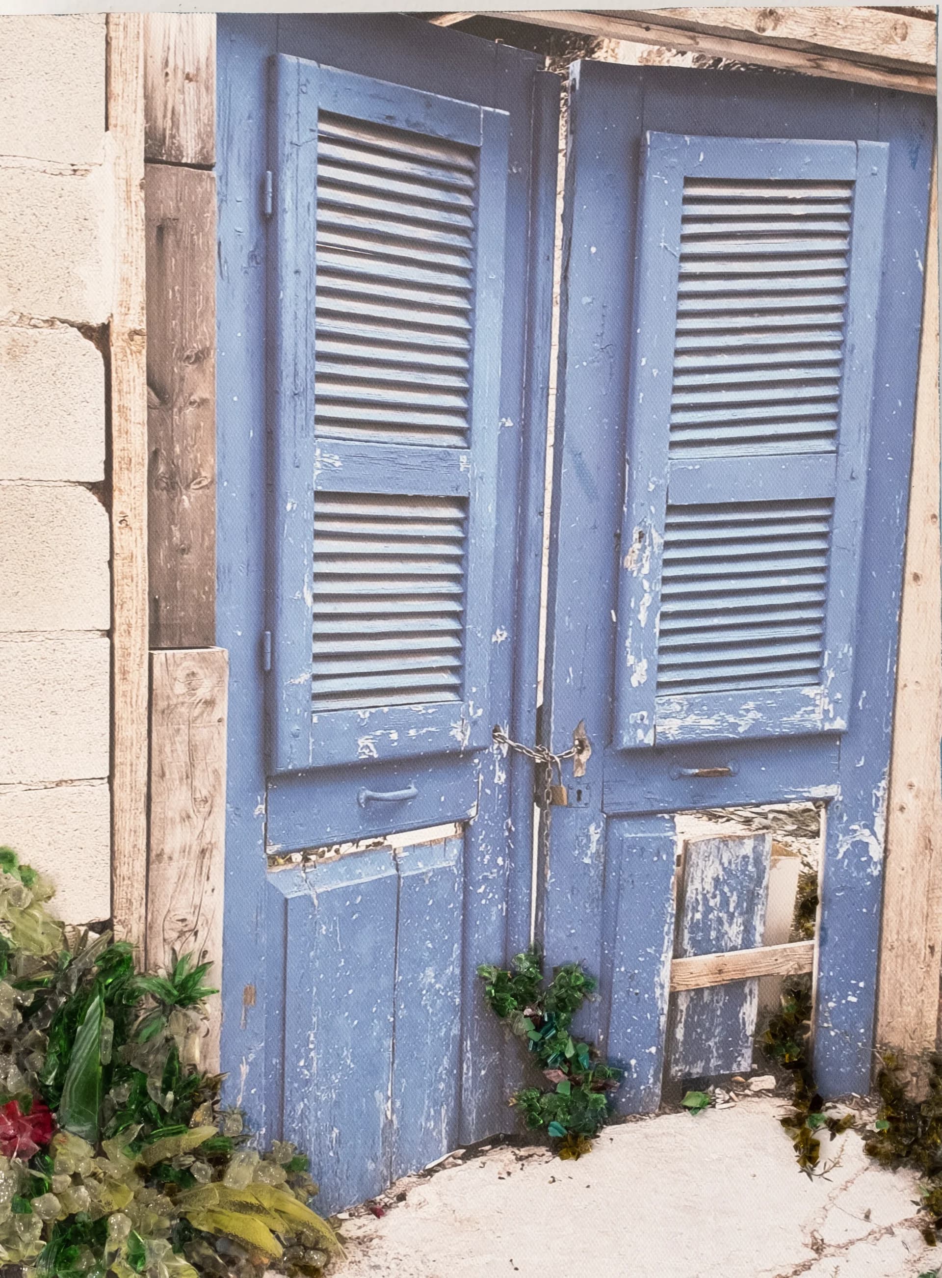 Flowers at the door