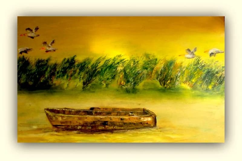 ON THE HULA LAKE