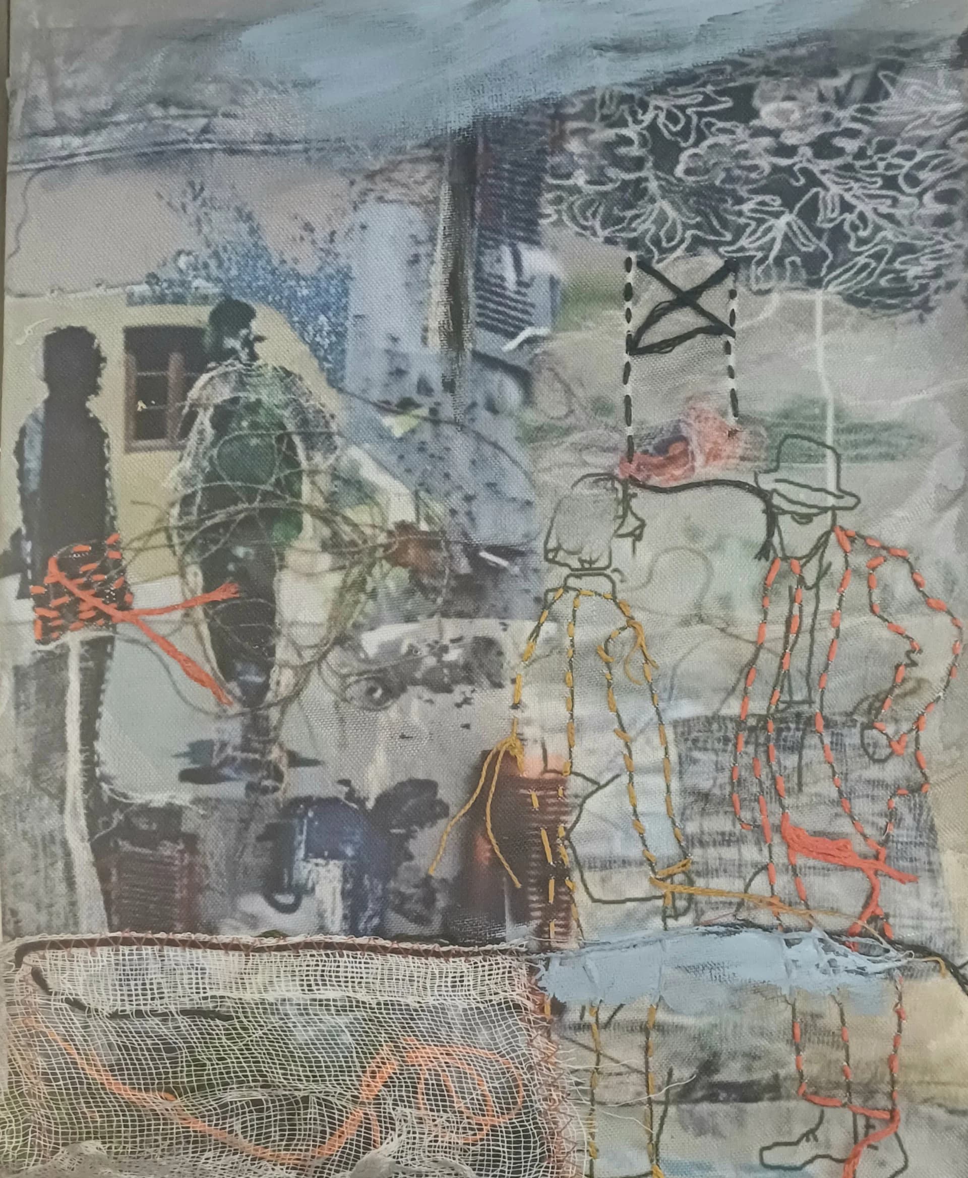 a meeting in the street