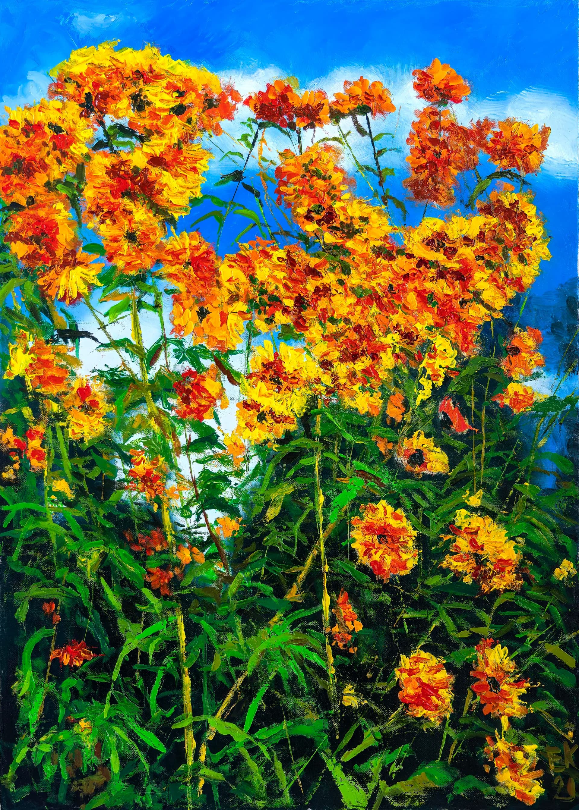 Yellow flowers