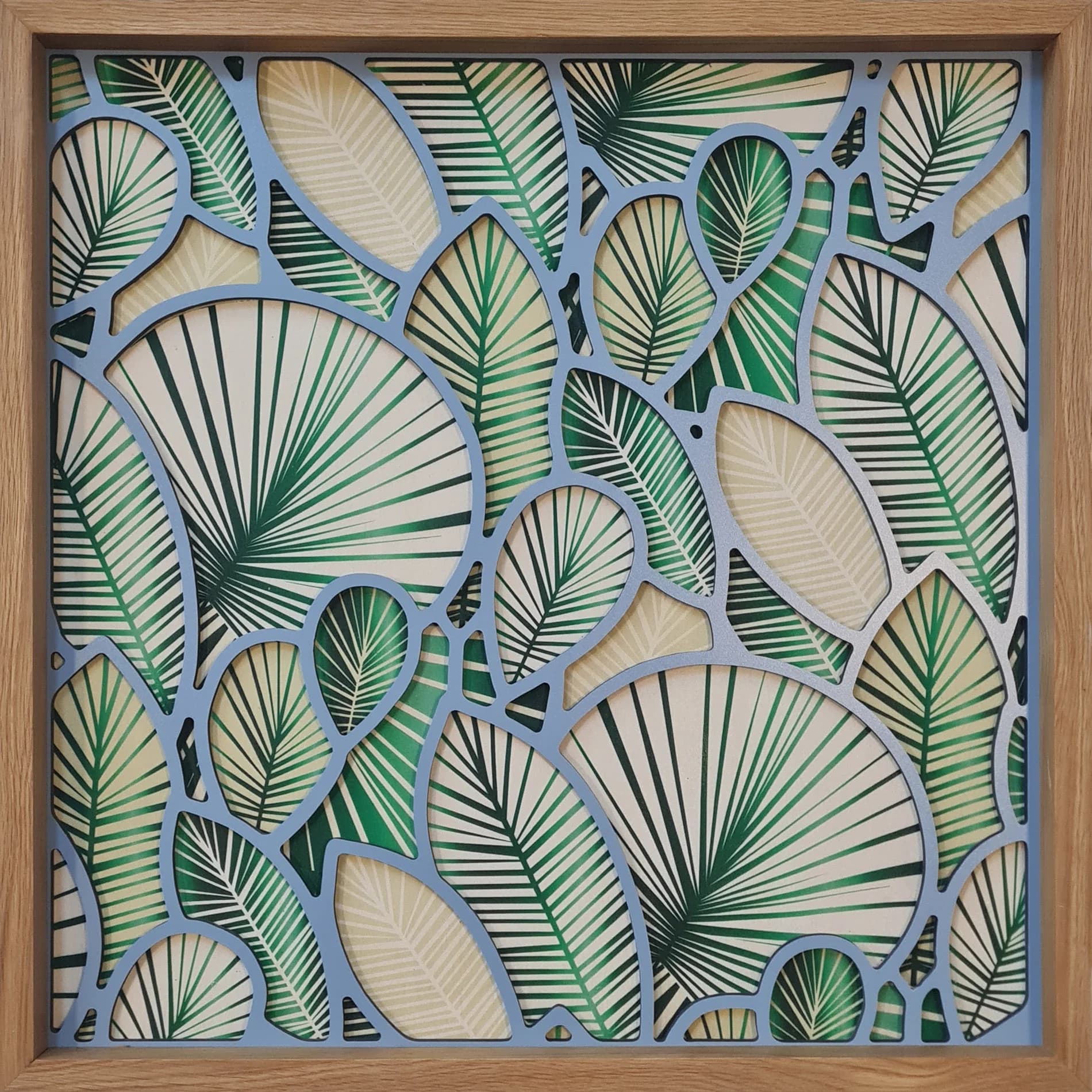 עלים עם קונטור