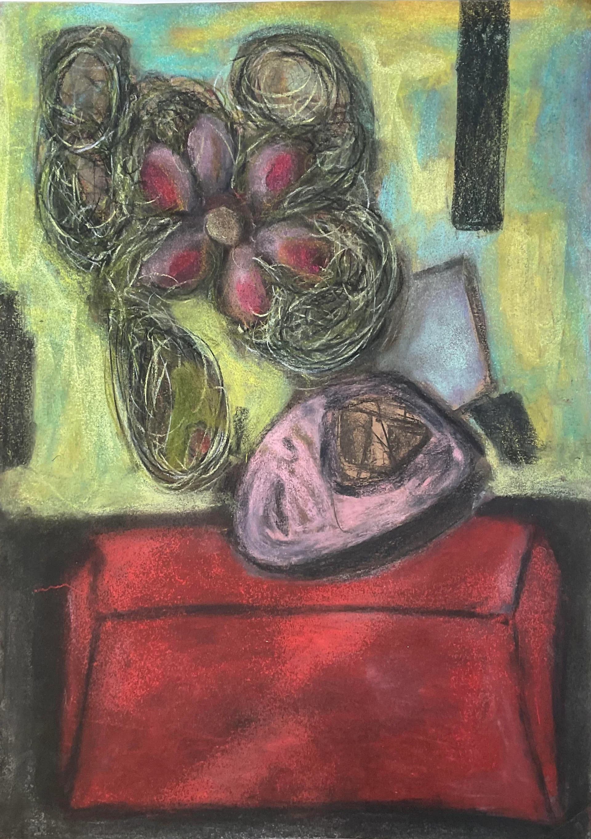 A flower in a vase