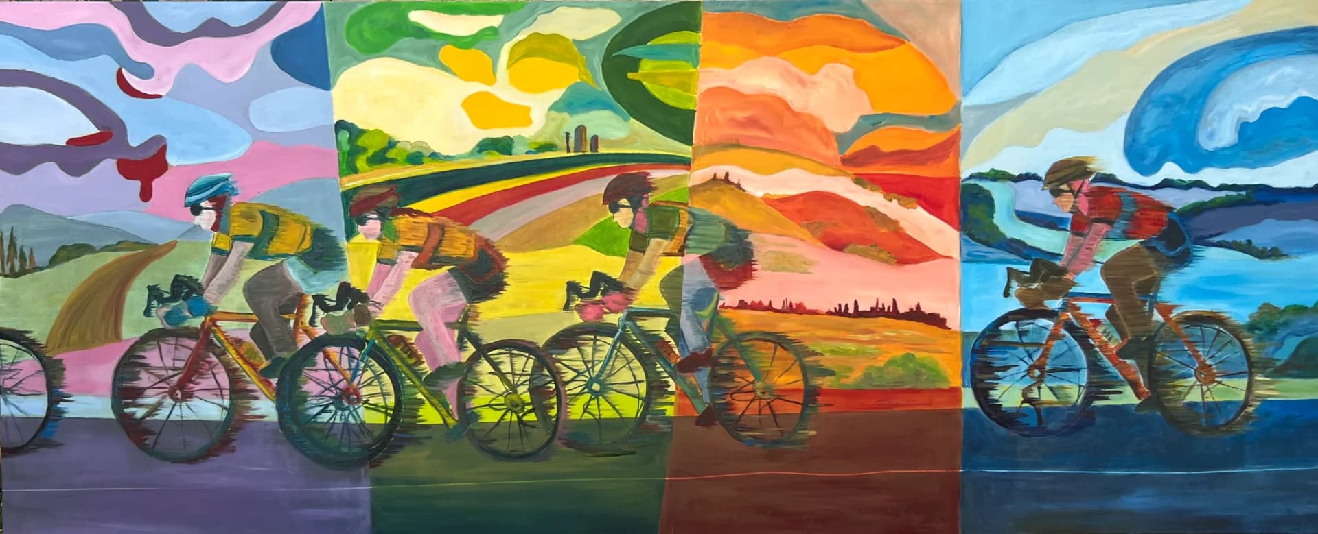 Bicycle riders
