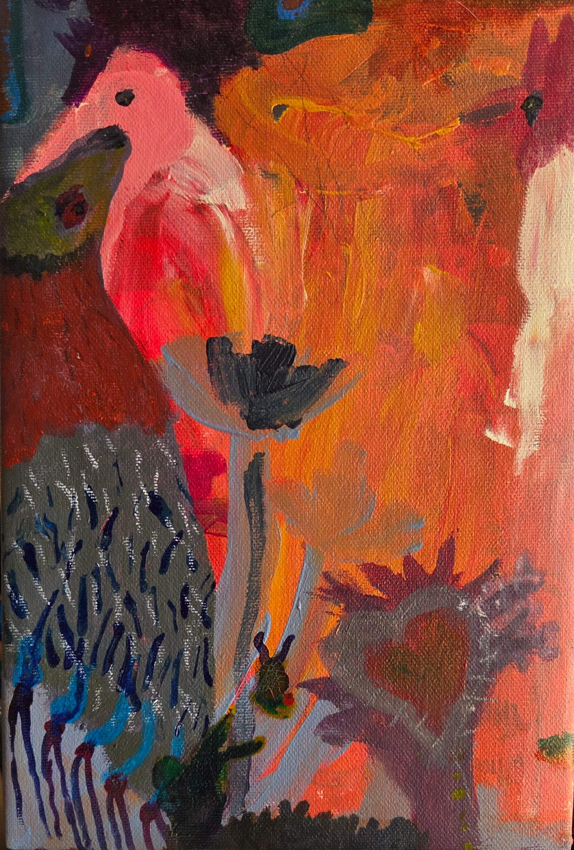 The trees whispered love