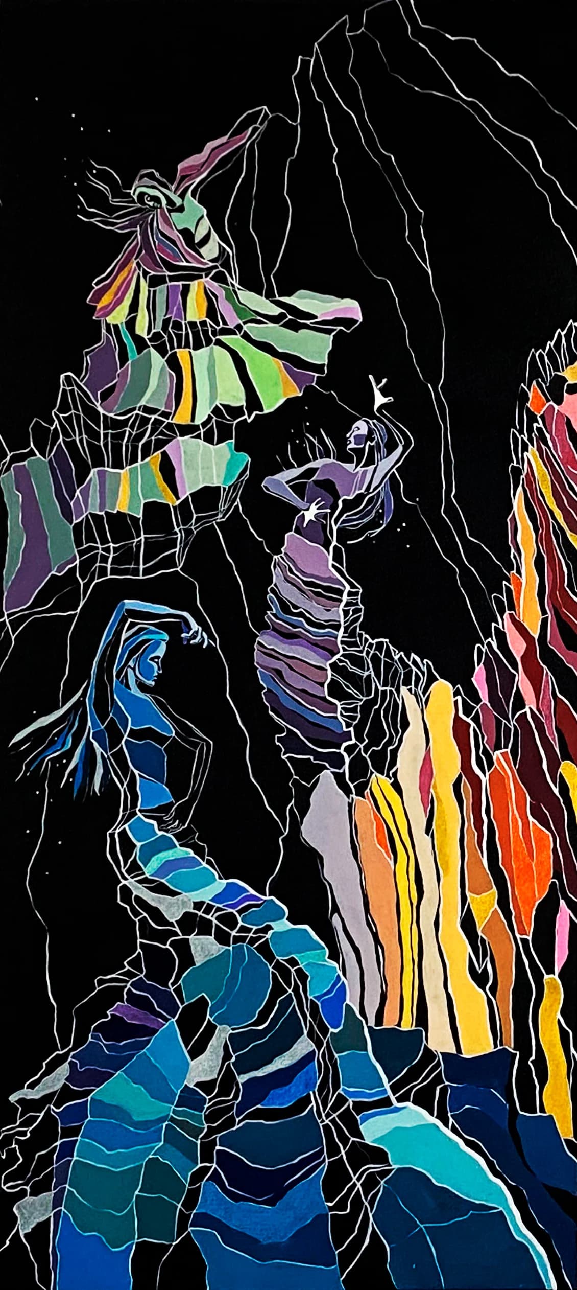 Volcanic dancers