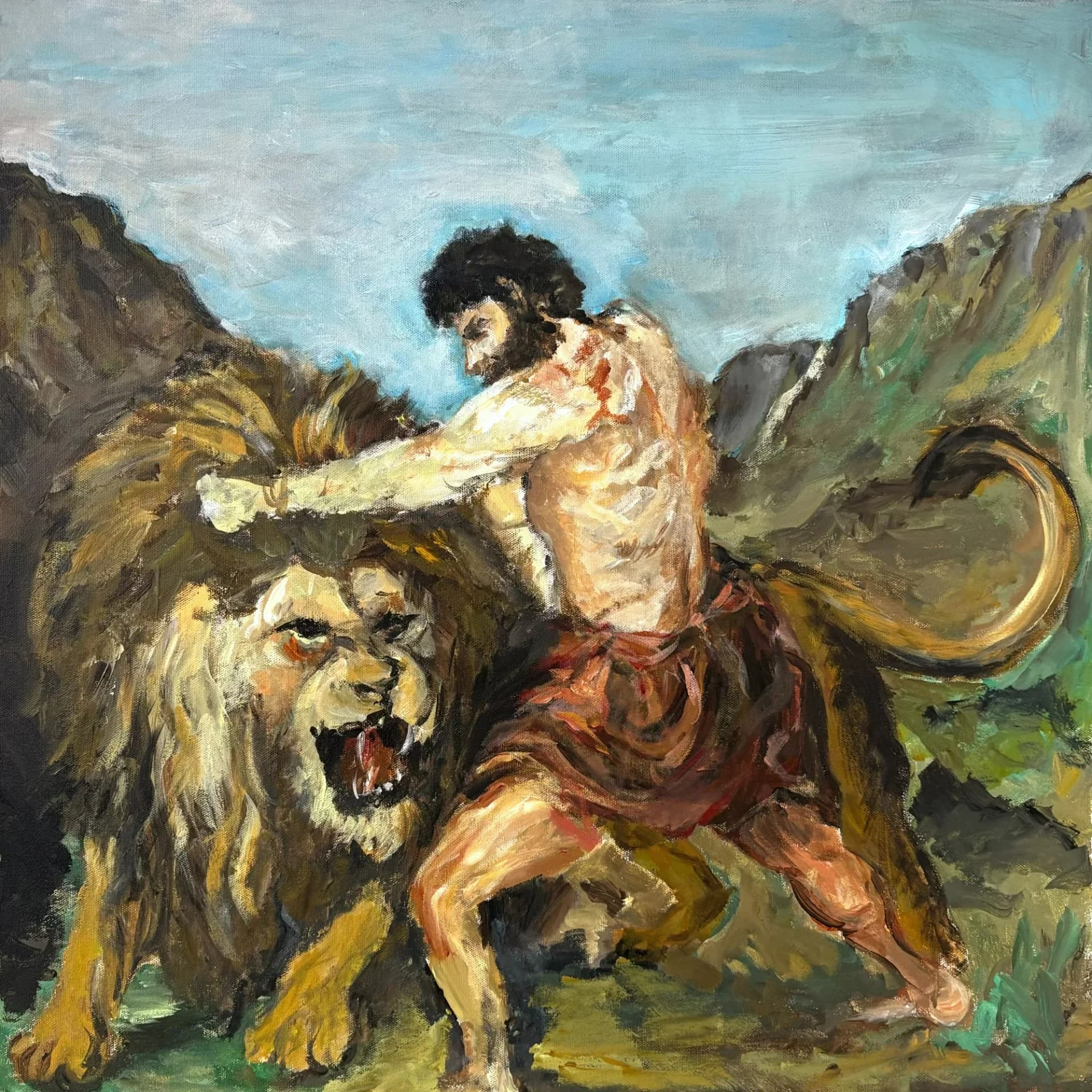 Samson and the Lion