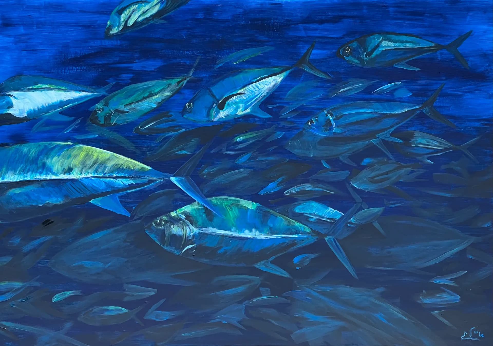 Fish in the depths