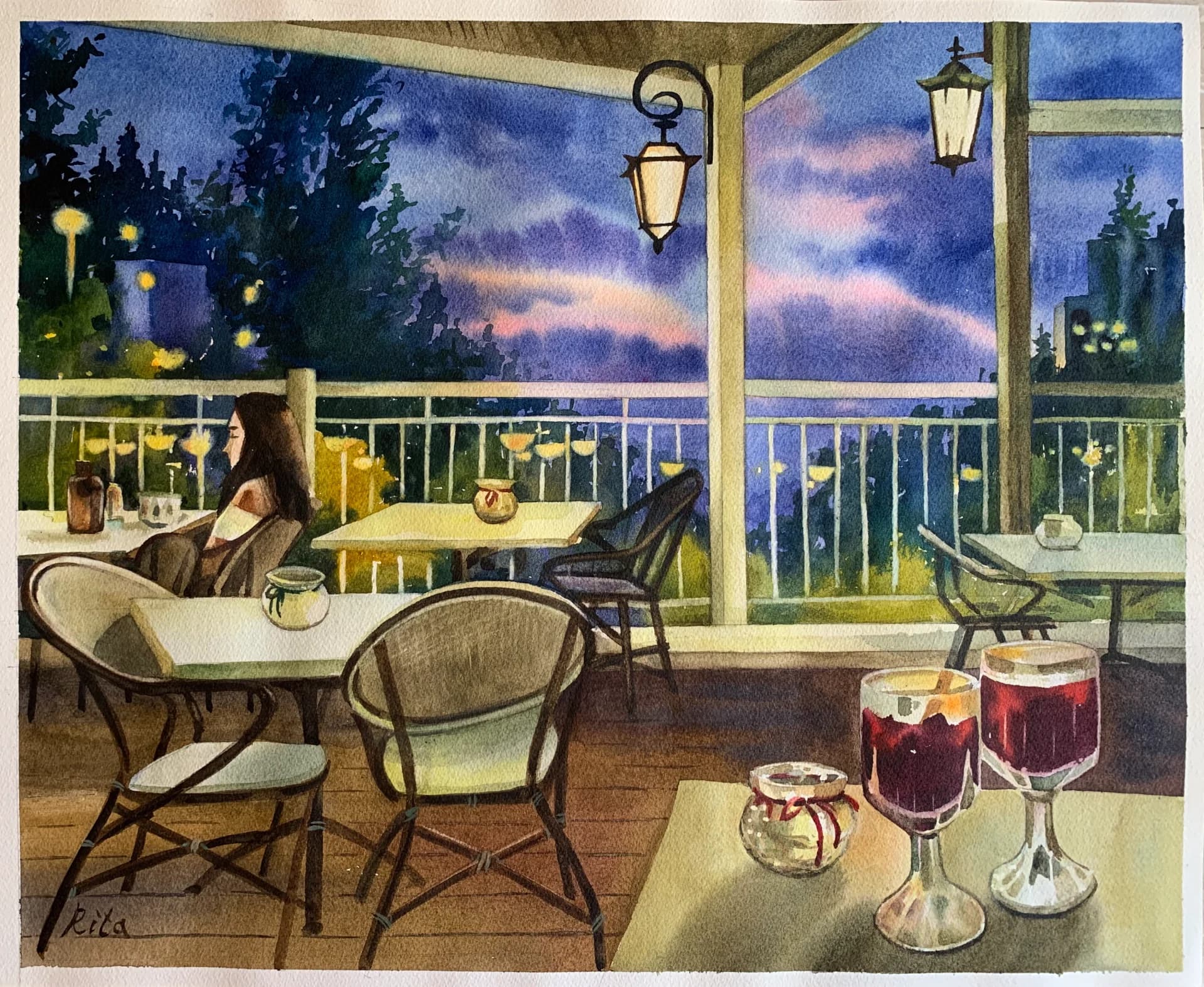Cafe in Ein Kerem