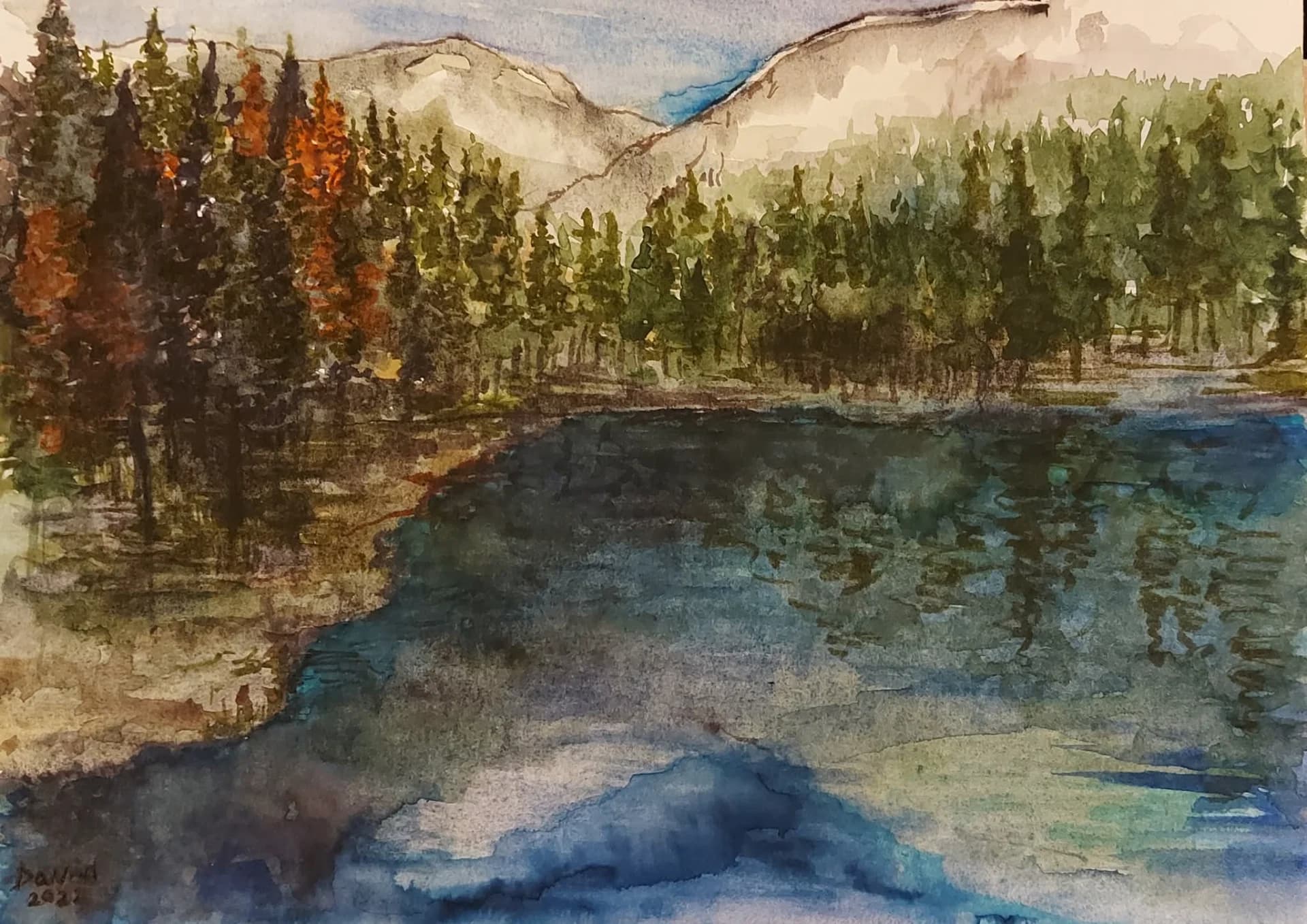 על שפת האגם