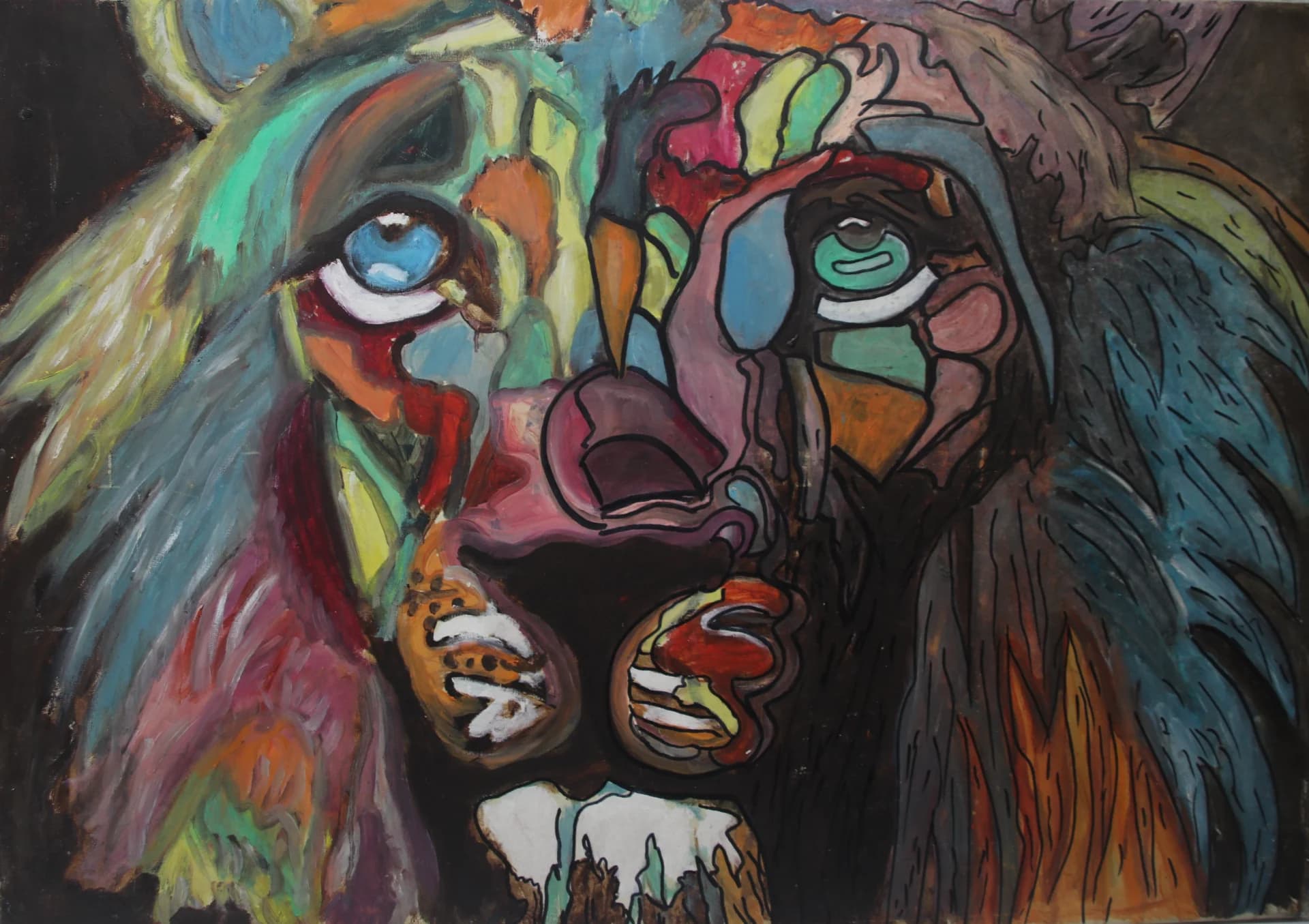Pop Art Lion