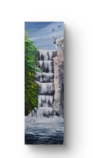The song of the waterfall of stairs