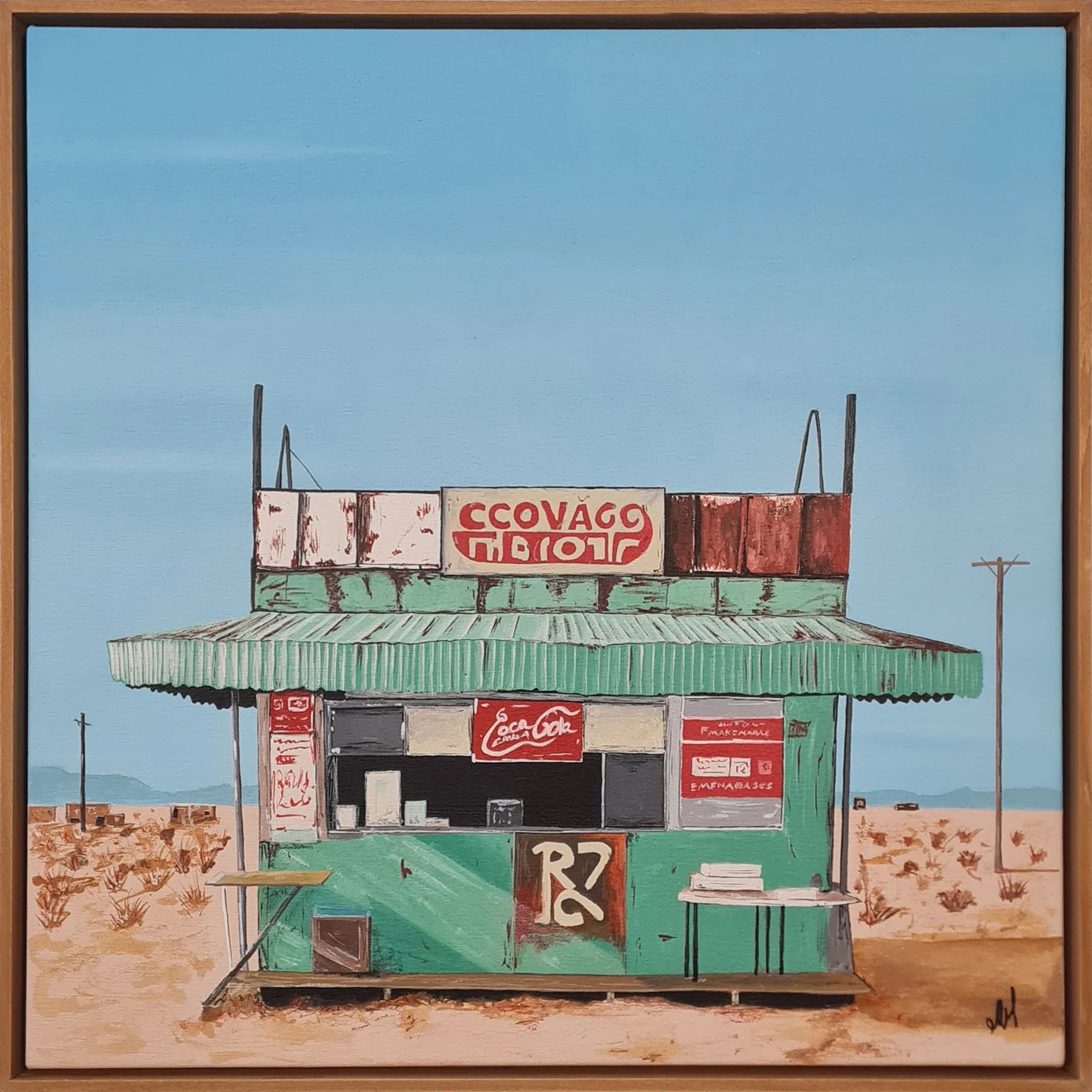 Roadside Kiosk in the Desert