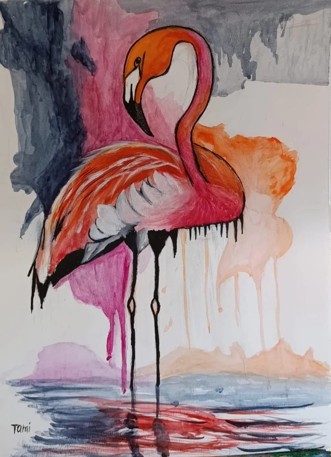 Flamingo in Bloom