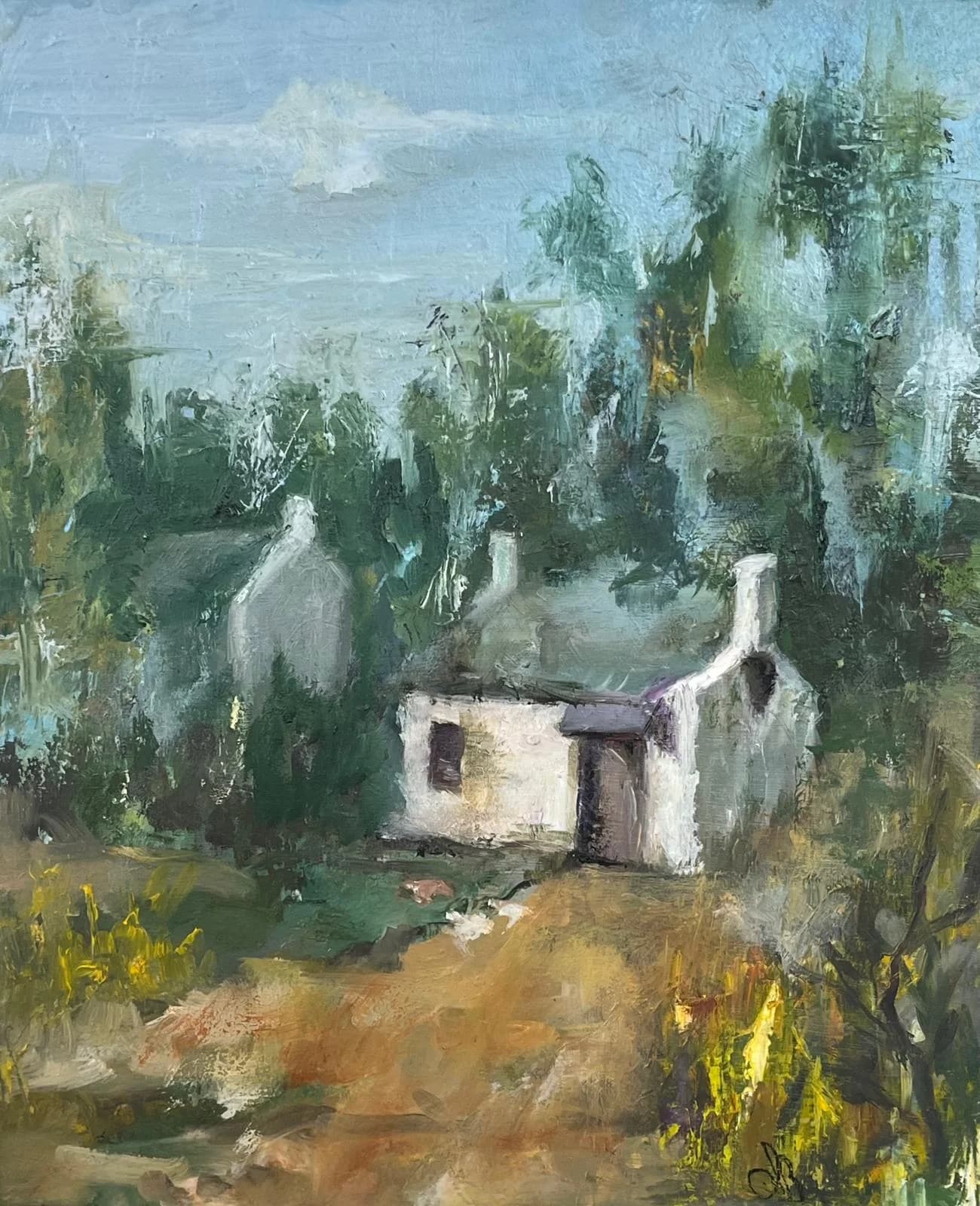 Cabin Among the Trees