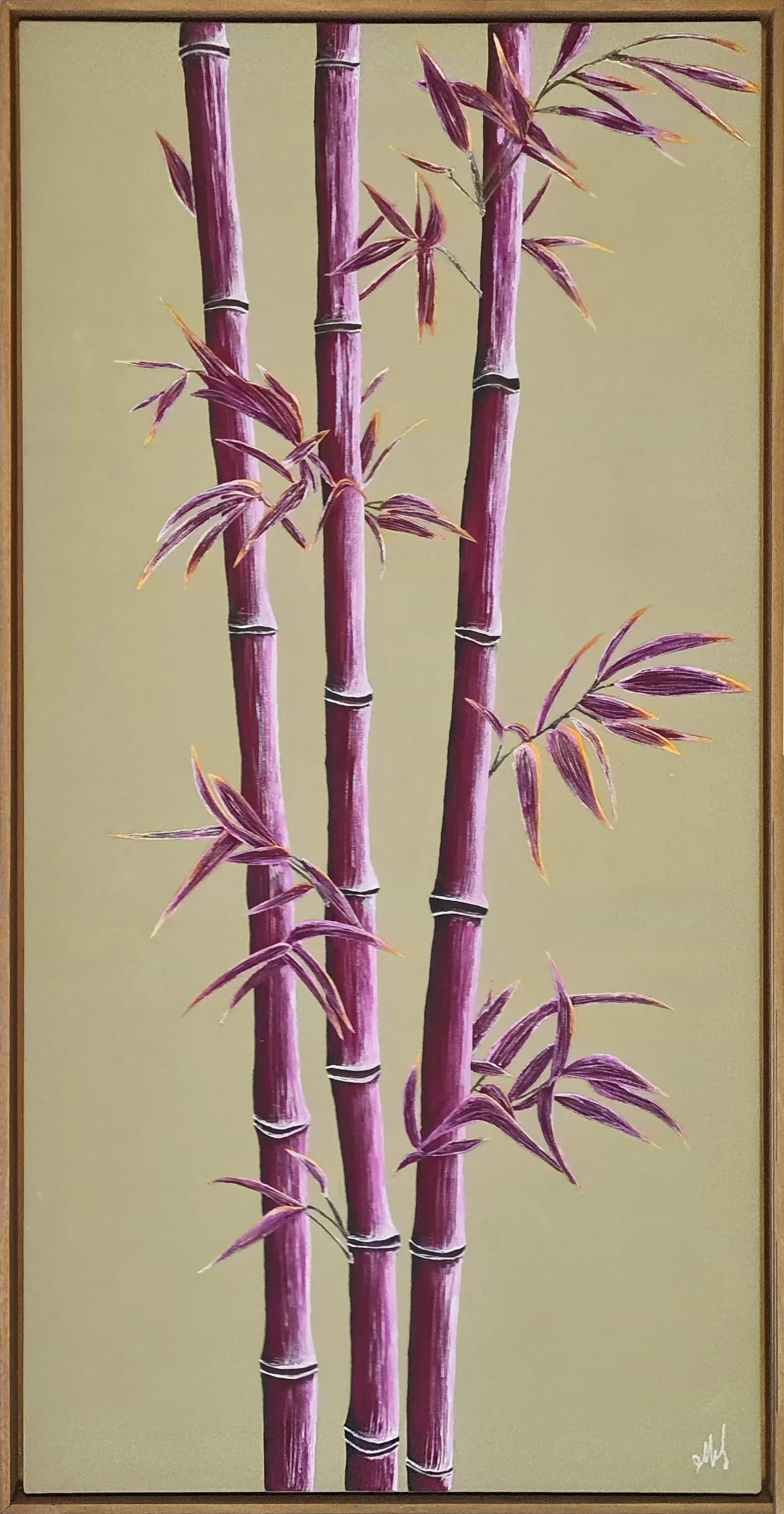 Violet Bamboo Harmony