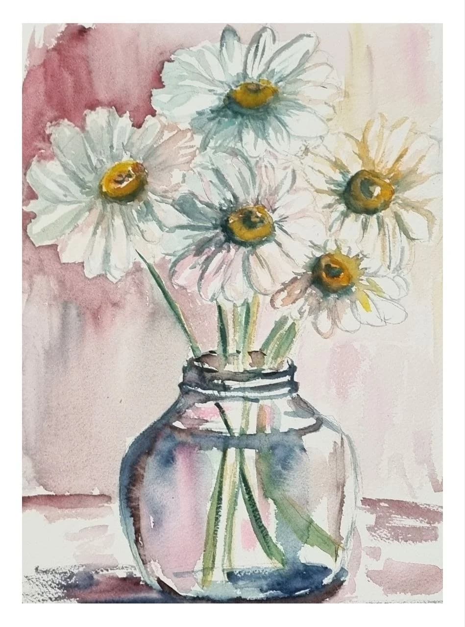 Daisies in Glass